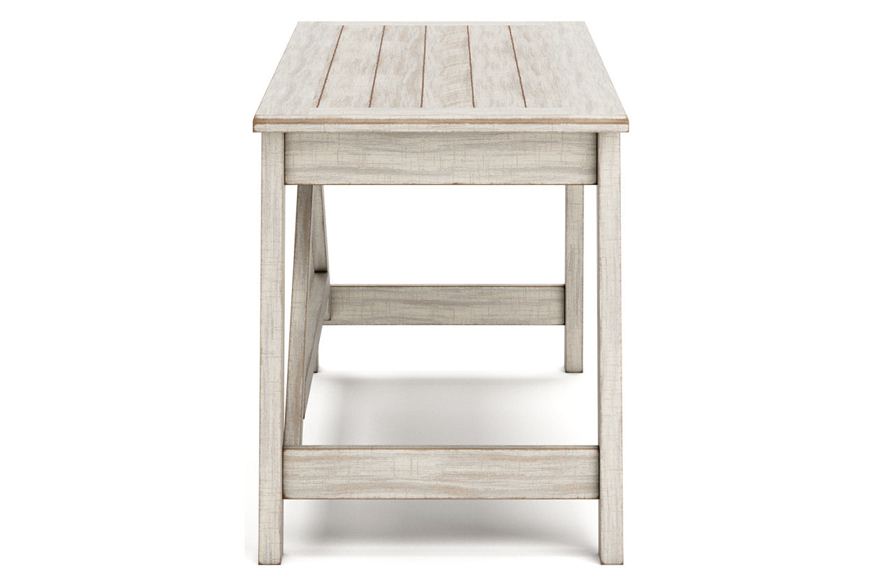 Carynhurst Whitewash 60" Home Office Desk - H755-44 - Bien Home Furniture & Electronics