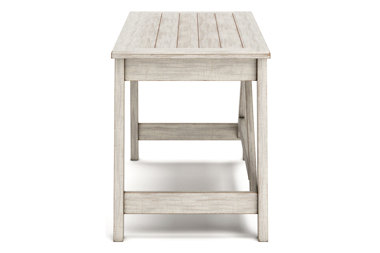 Carynhurst Whitewash 60" Home Office Desk - H755-44 - Bien Home Furniture & Electronics