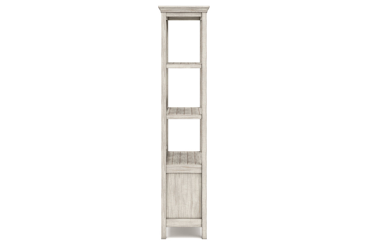 Carynhurst Whitewash 75" Bookcase - H755-17 - Bien Home Furniture & Electronics