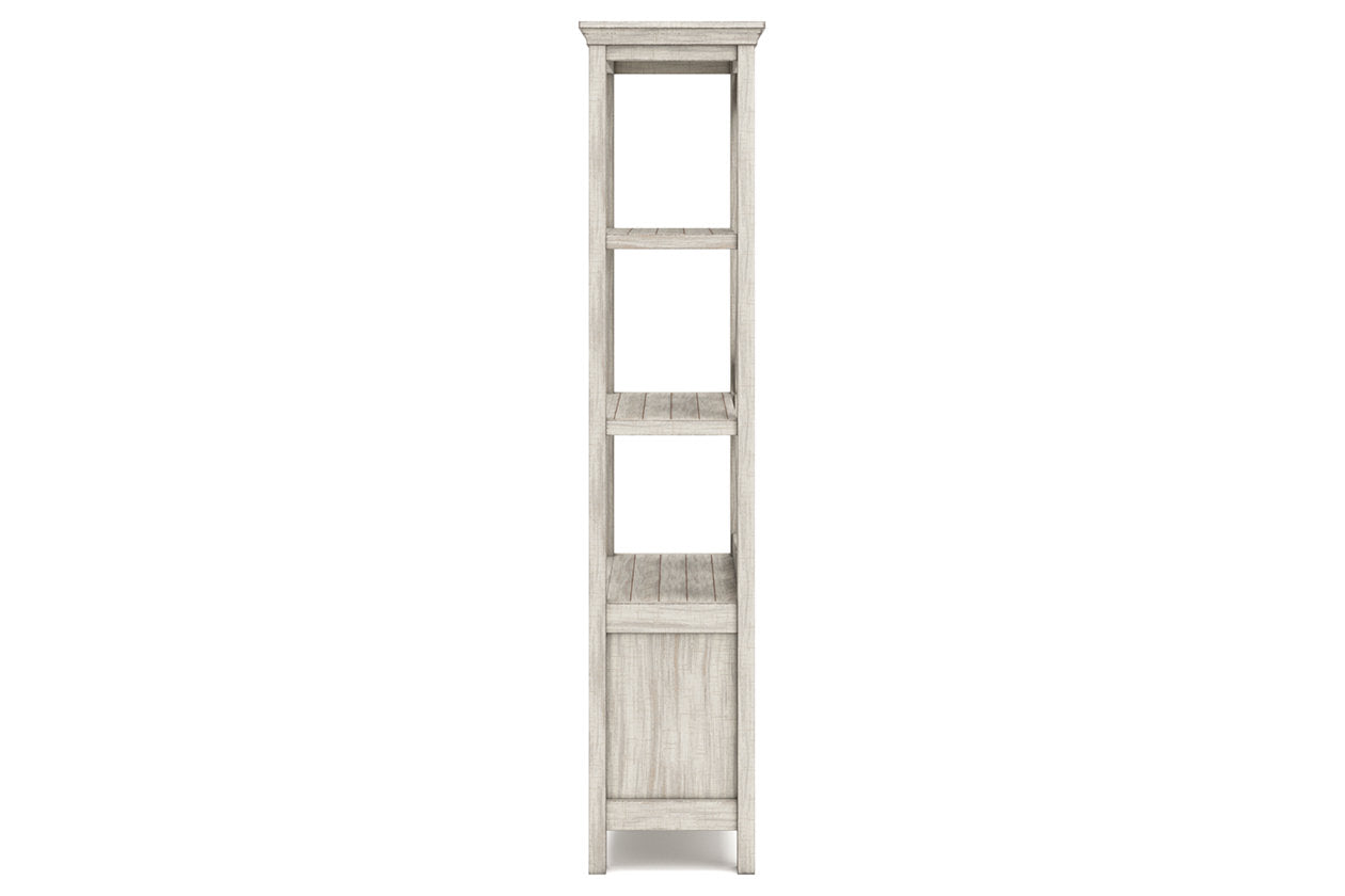 Carynhurst Whitewash 75" Bookcase - H755-17 - Bien Home Furniture & Electronics