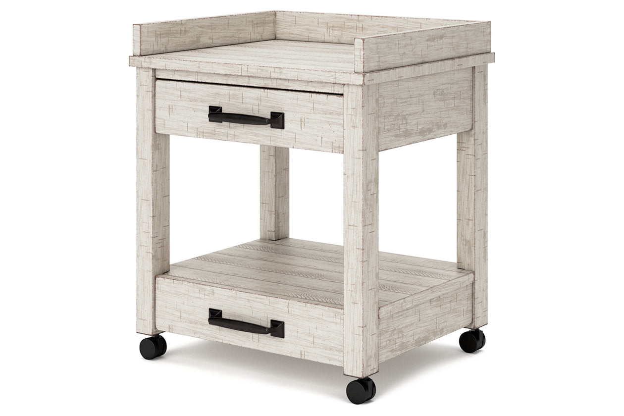 Carynhurst Whitewash Printer Stand - H755-11 - Bien Home Furniture & Electronics