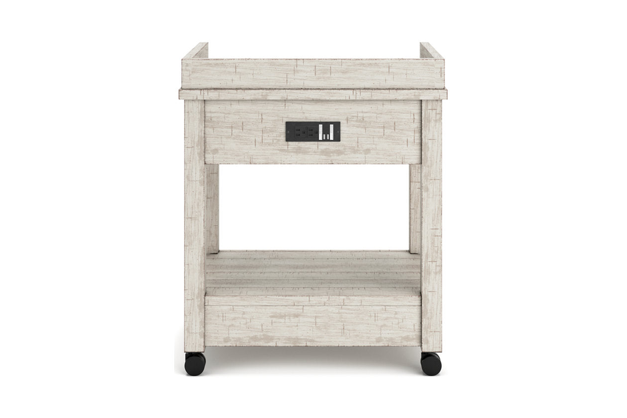 Carynhurst Whitewash Printer Stand - H755-11 - Bien Home Furniture & Electronics
