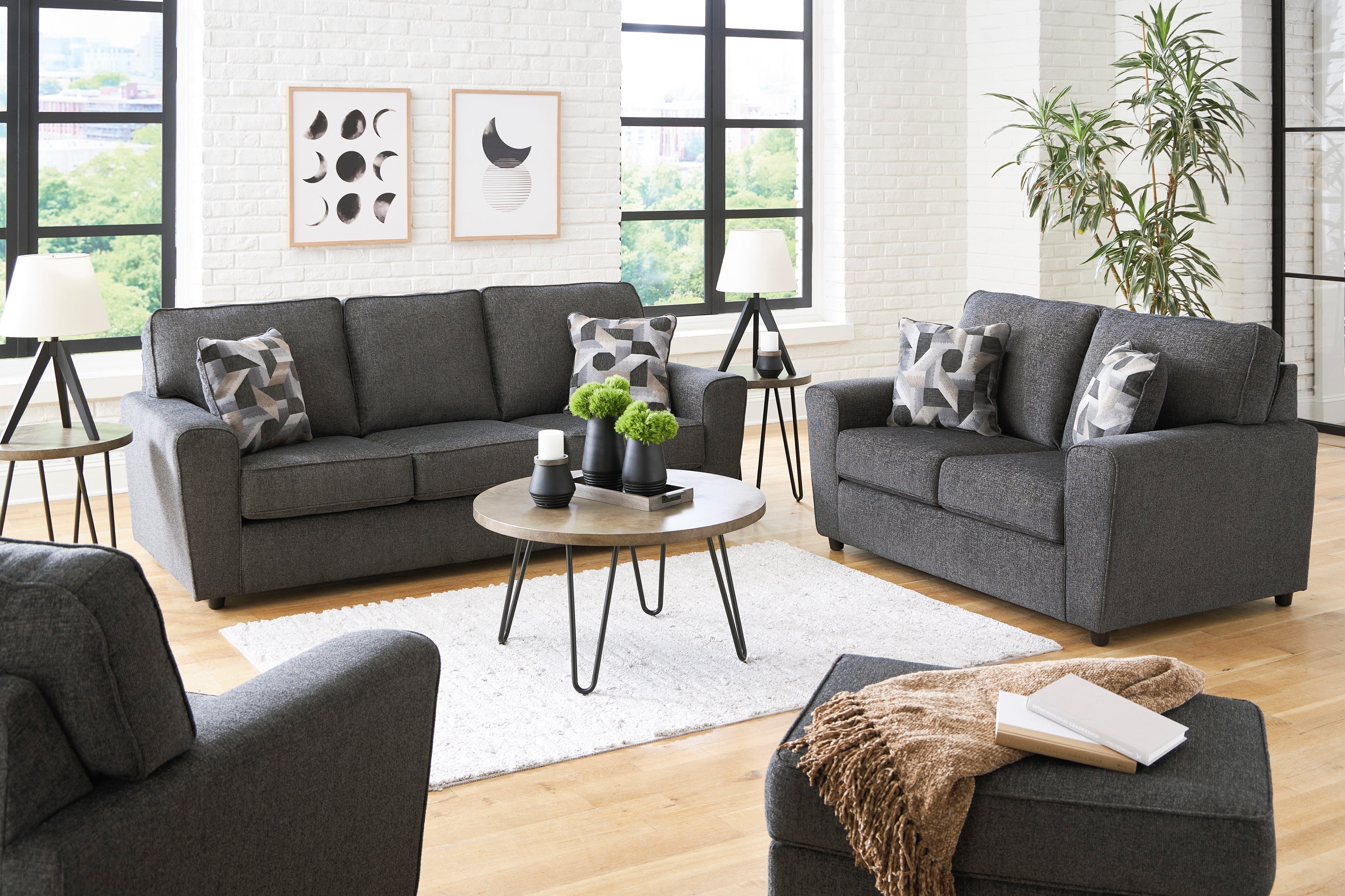 Cascilla Slate Living Room Set - SET | 2680438 | 2680435 | 2680420 - Bien Home Furniture & Electronics