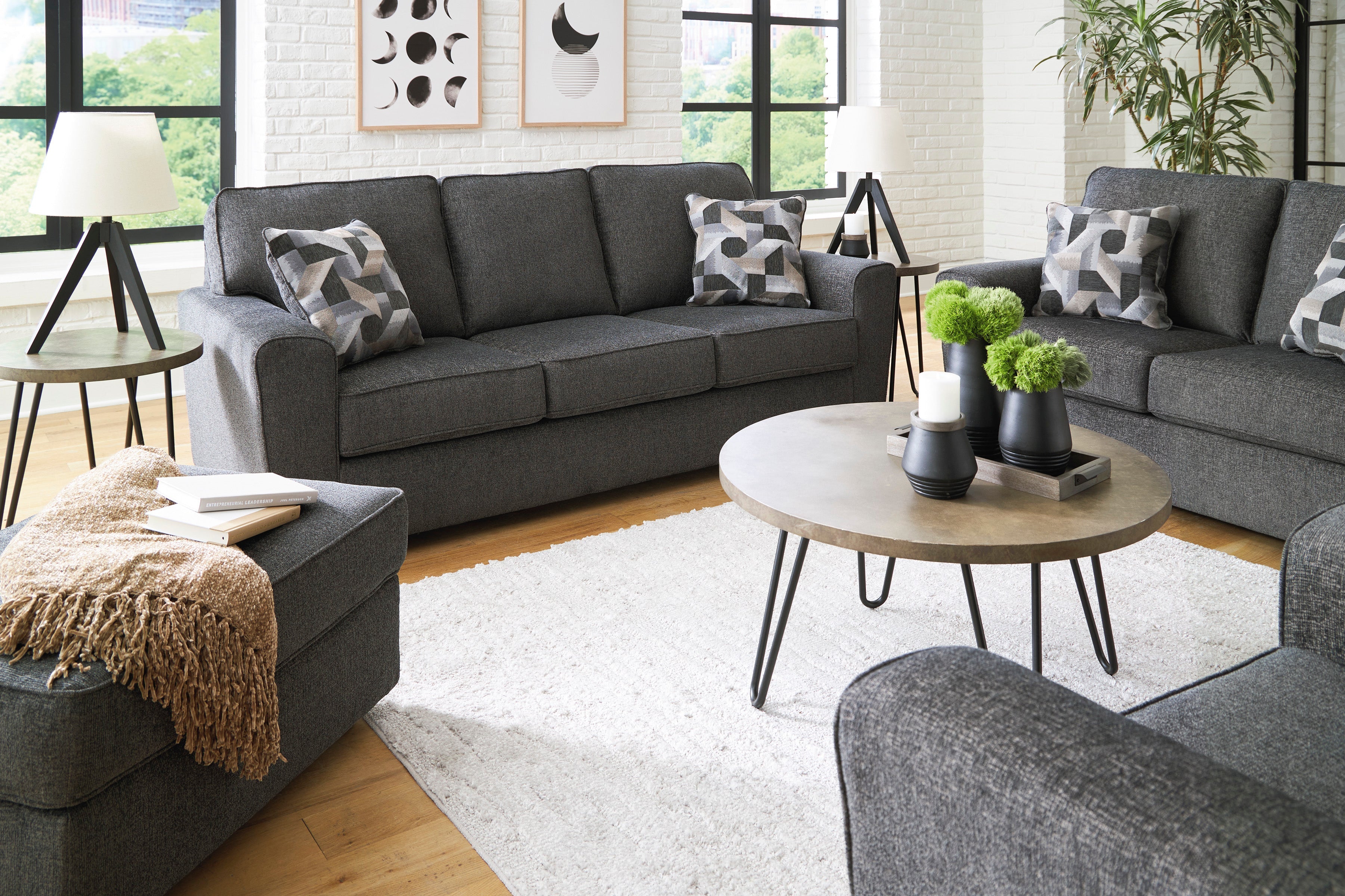 Cascilla Slate Living Room Set - SET | 2680438 | 2680435 | 2680420 - Bien Home Furniture & Electronics
