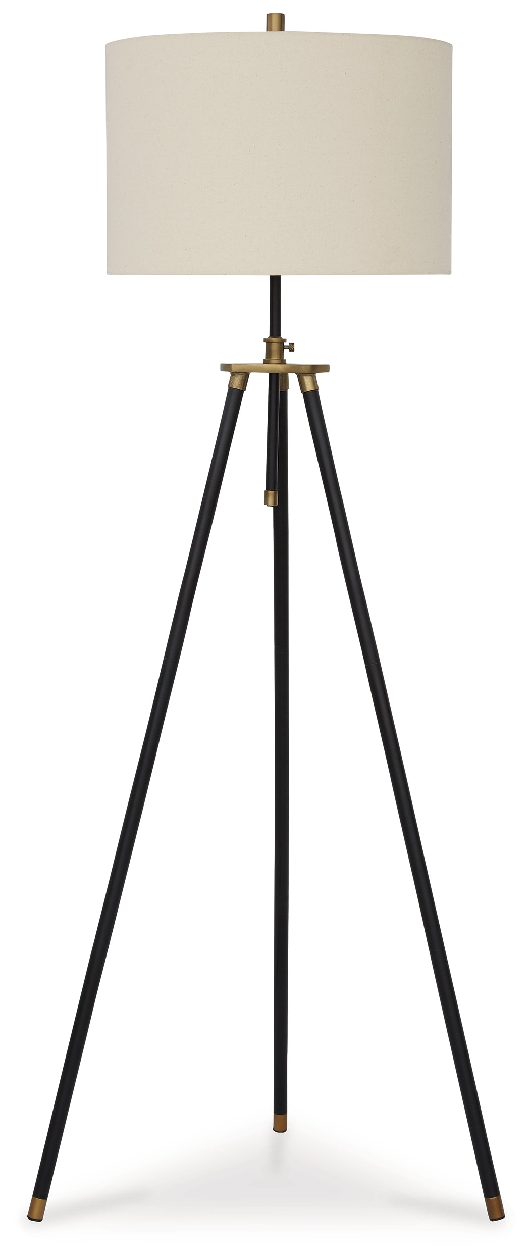 Cashner Black/Gold Finish Floor Lamp - L206101 - Bien Home Furniture &amp; Electronics