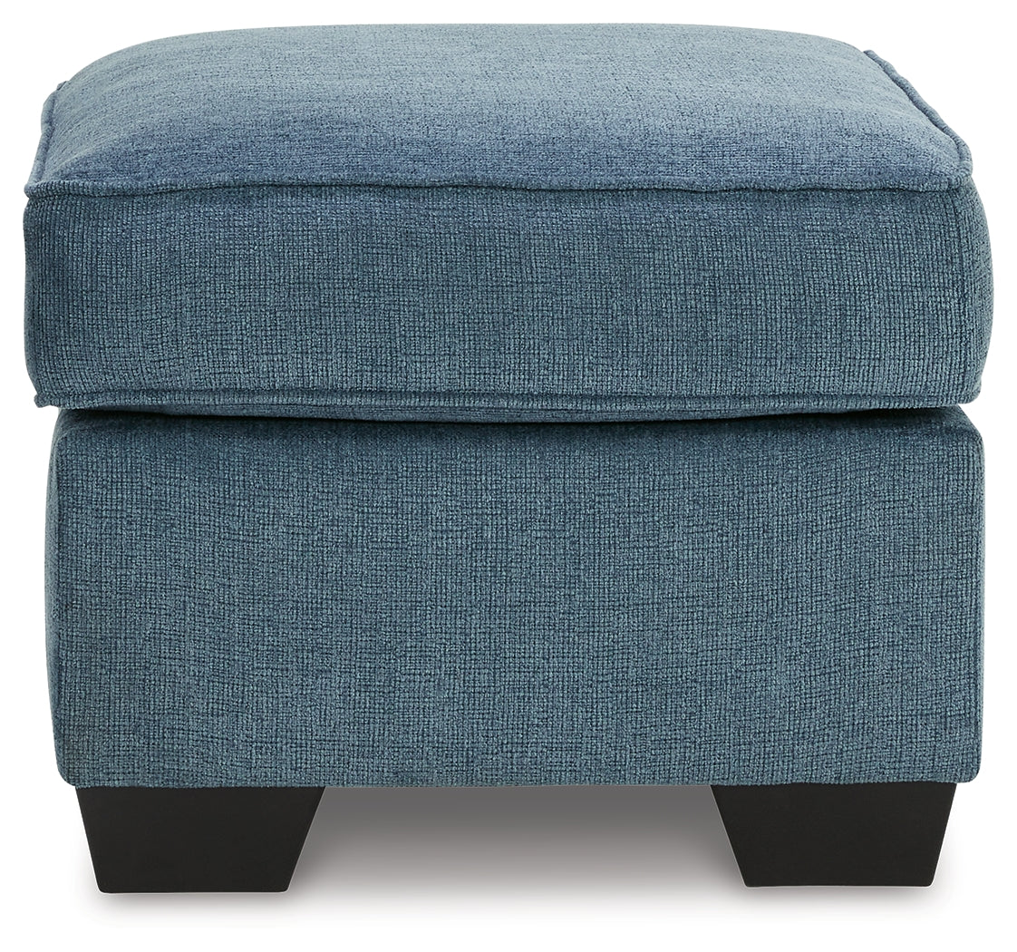 Cashton Blue Ottoman - 4060514 - Bien Home Furniture &amp; Electronics