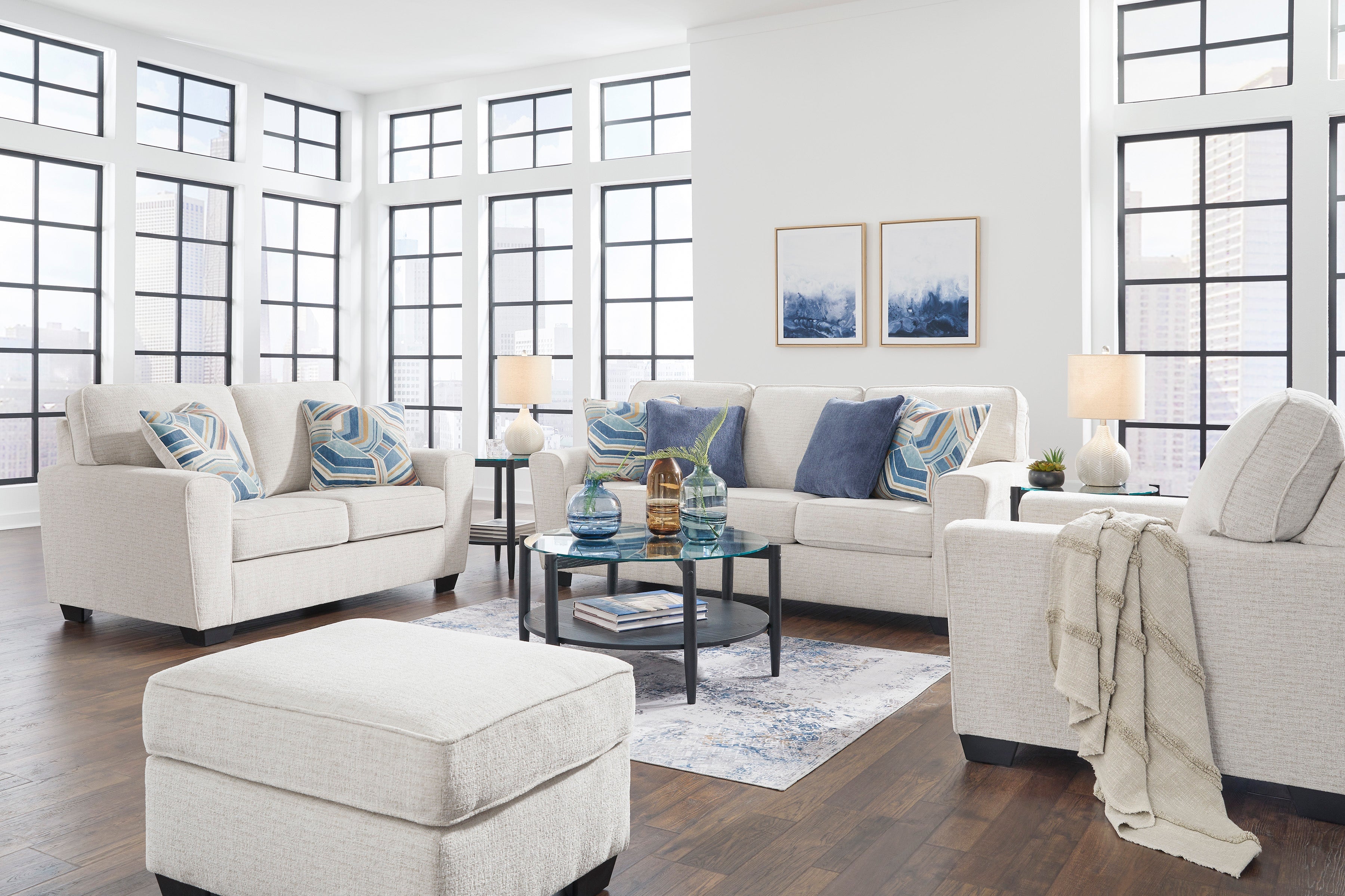Cashton Snow Living Room Set - SET | 4060438 | 4060435 - Bien Home Furniture & Electronics