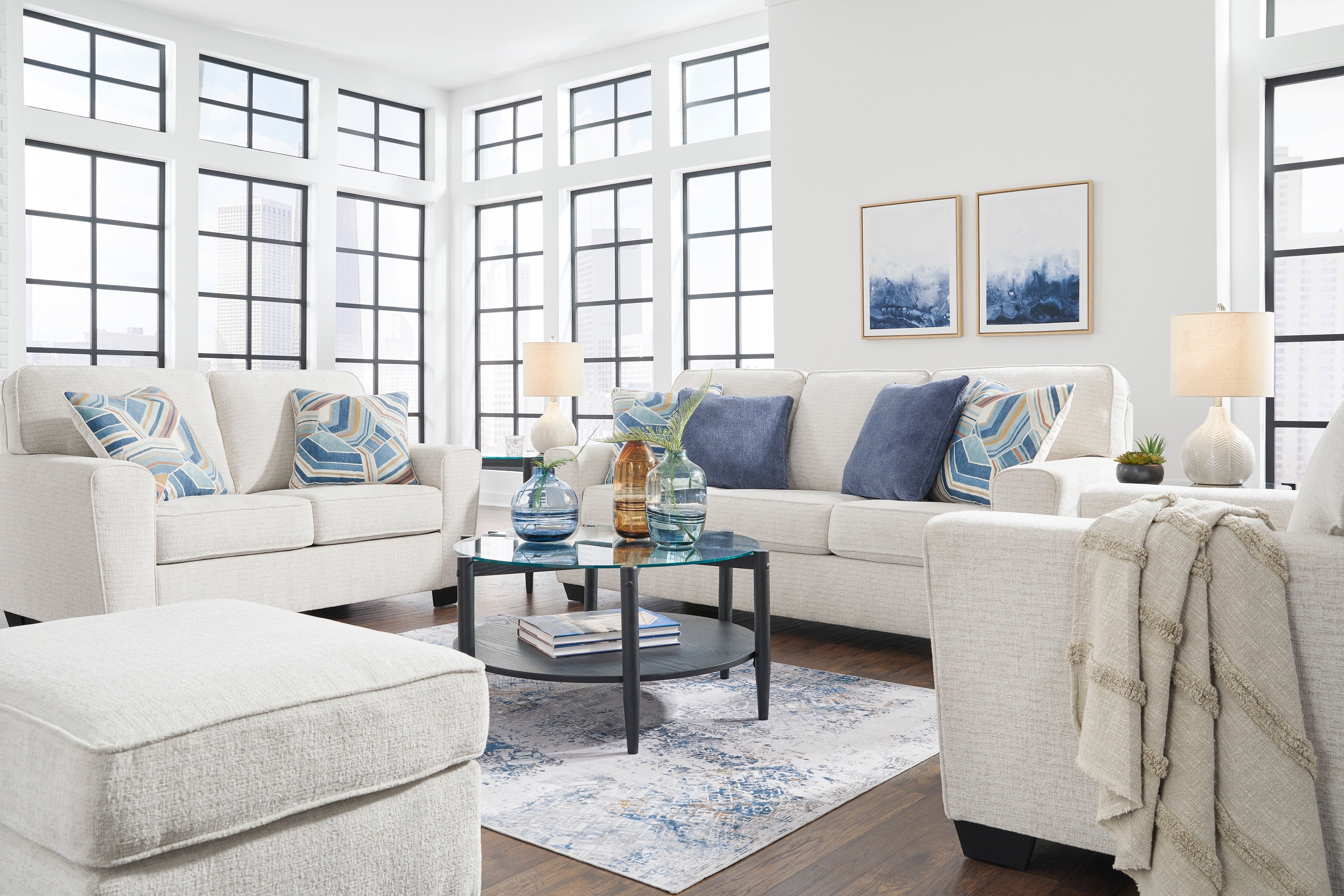 Cashton Snow Living Room Set - SET | 4060438 | 4060435 - Bien Home Furniture & Electronics
