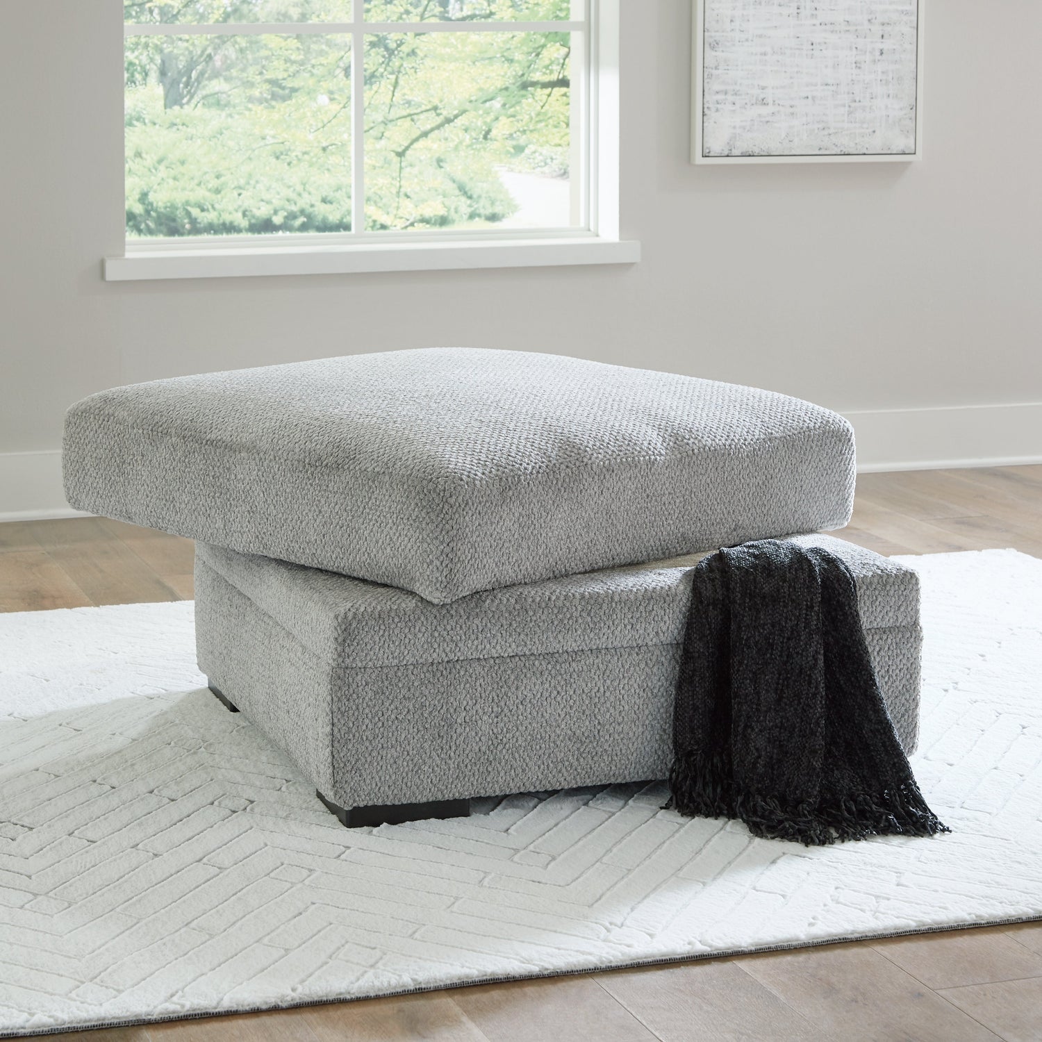 Casselbury Cement Ottoman With Storage - 5290611 - Bien Home Furniture & Electronics