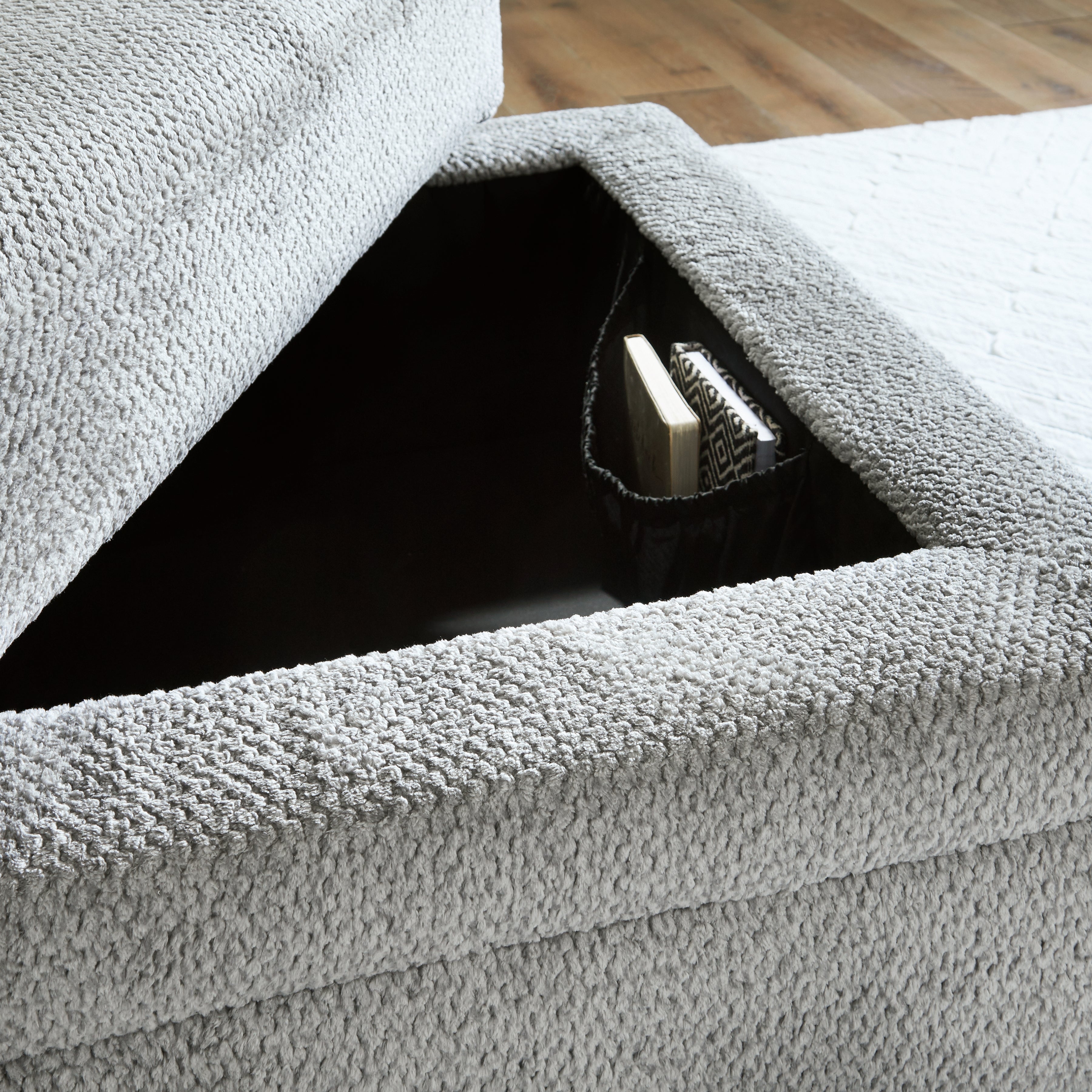 Casselbury Cement Ottoman With Storage - 5290611 - Bien Home Furniture & Electronics