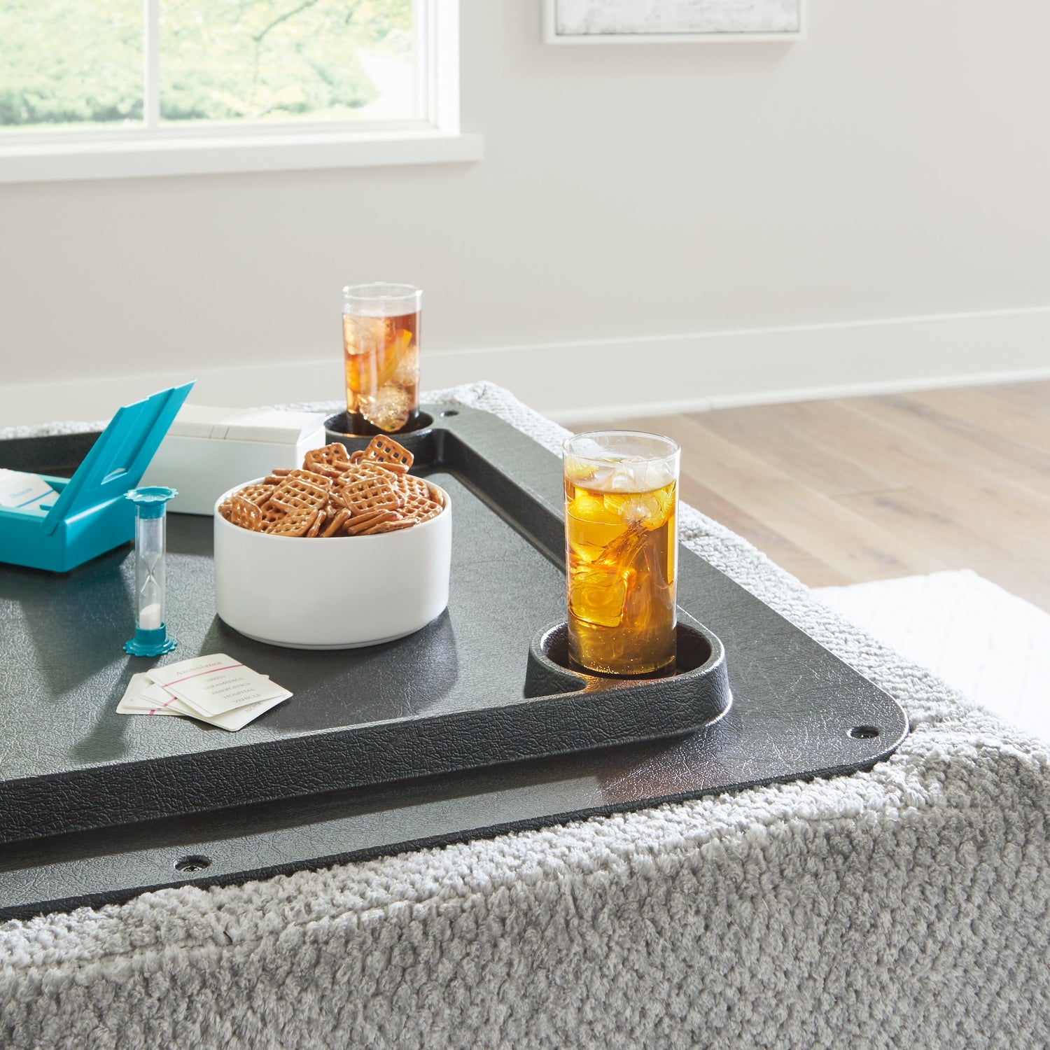 Casselbury Cement Ottoman With Storage - 5290611 - Bien Home Furniture & Electronics