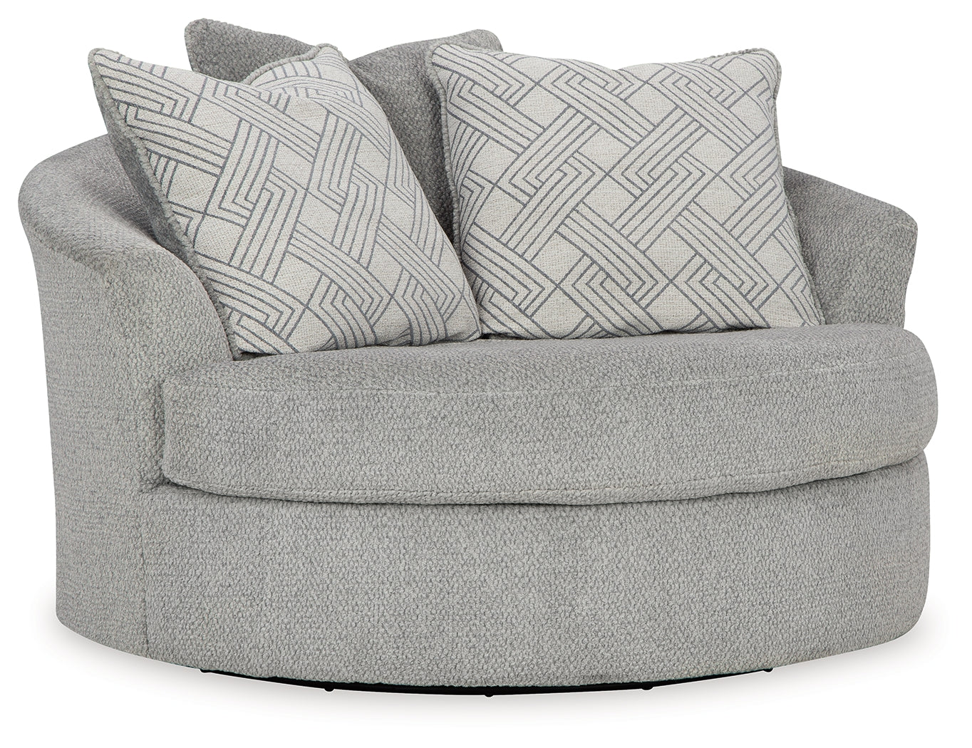 Casselbury Cement Oversized Swivel Accent Chair - 5290621 - Bien Home Furniture & Electronics