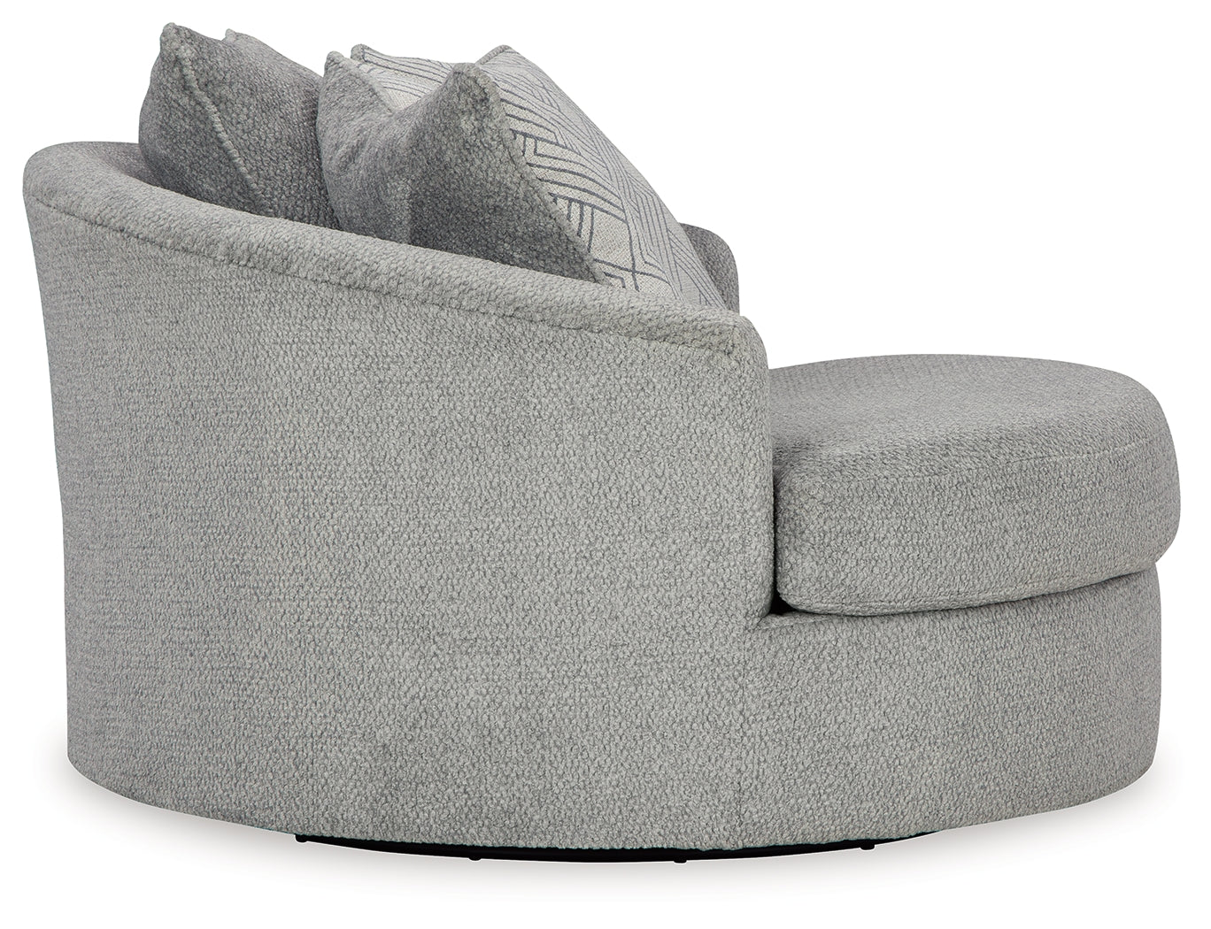 Casselbury Cement Oversized Swivel Accent Chair - 5290621 - Bien Home Furniture & Electronics