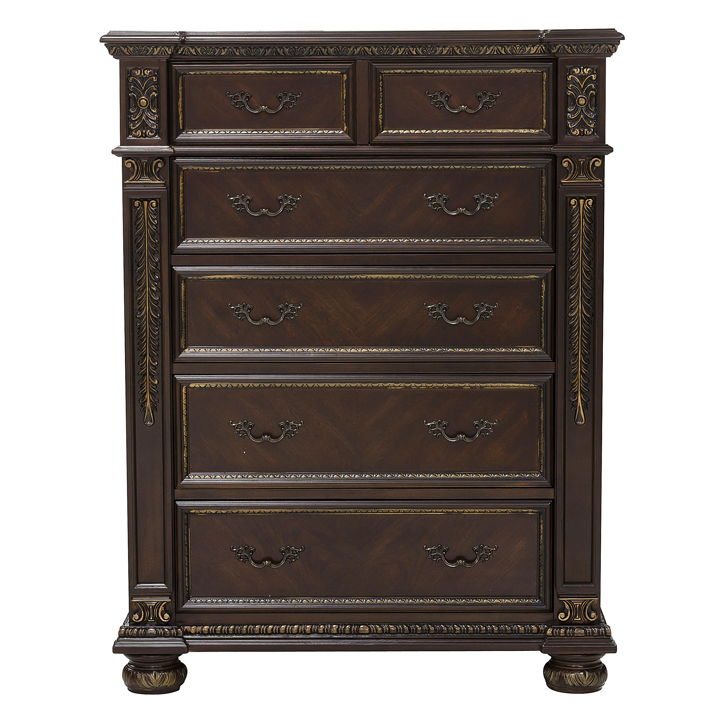 Catalonia Cherry Chest - 1824-9 - Bien Home Furniture & Electronics