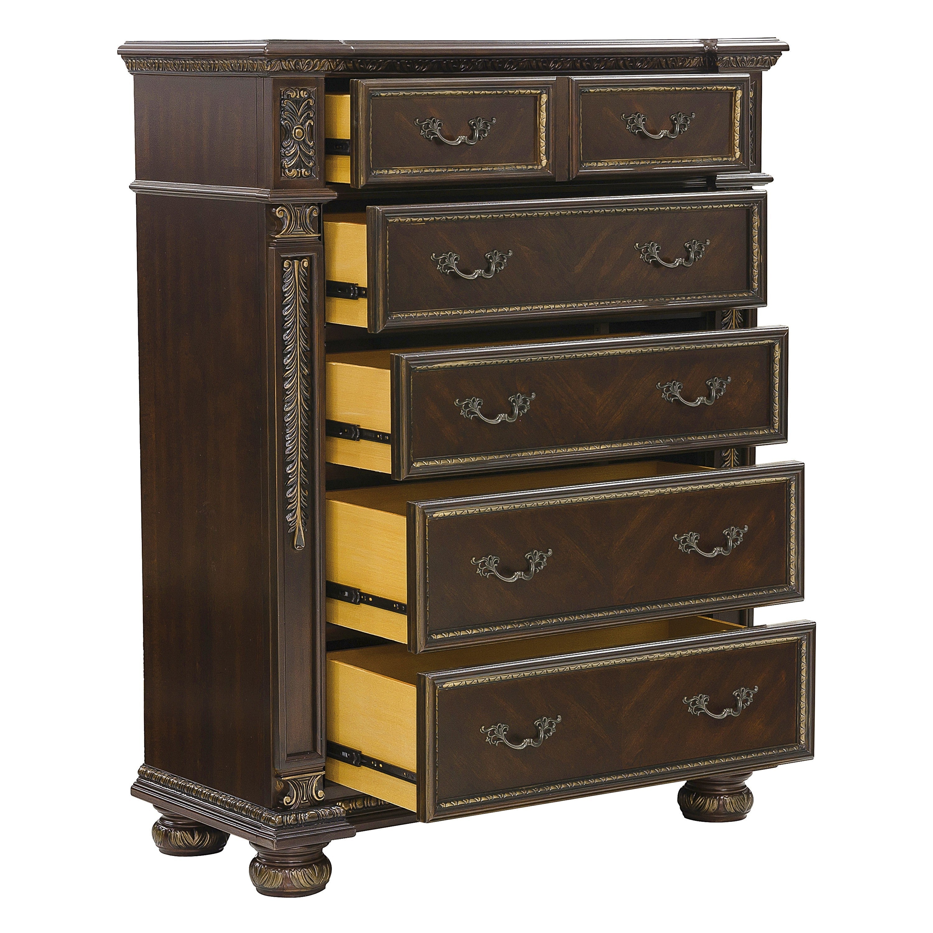 Catalonia Cherry Chest - 1824-9 - Bien Home Furniture & Electronics