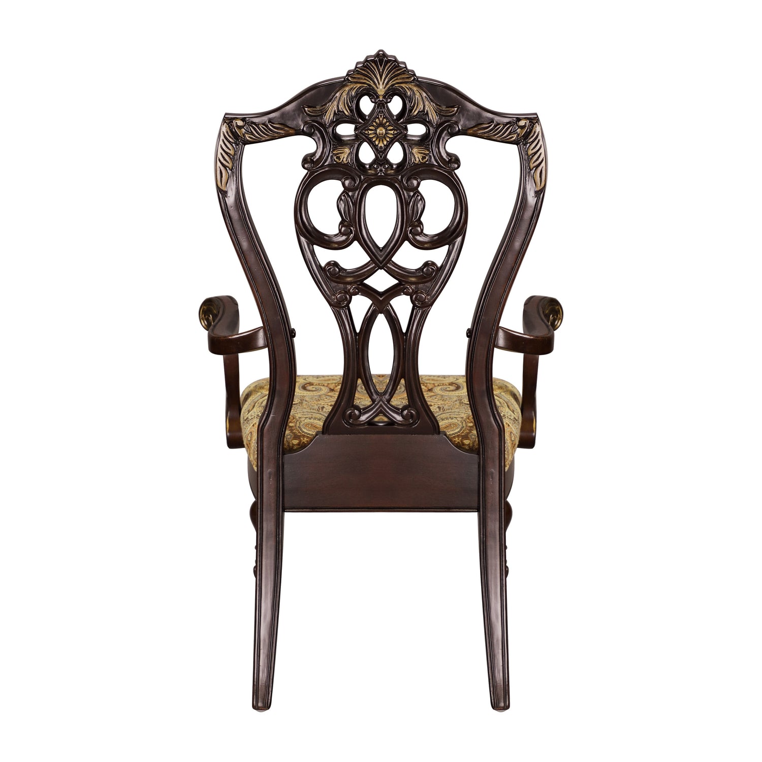 Catalonia Cherry Dining Arm Chair, Set of 2 - 1824A - Bien Home Furniture & Electronics