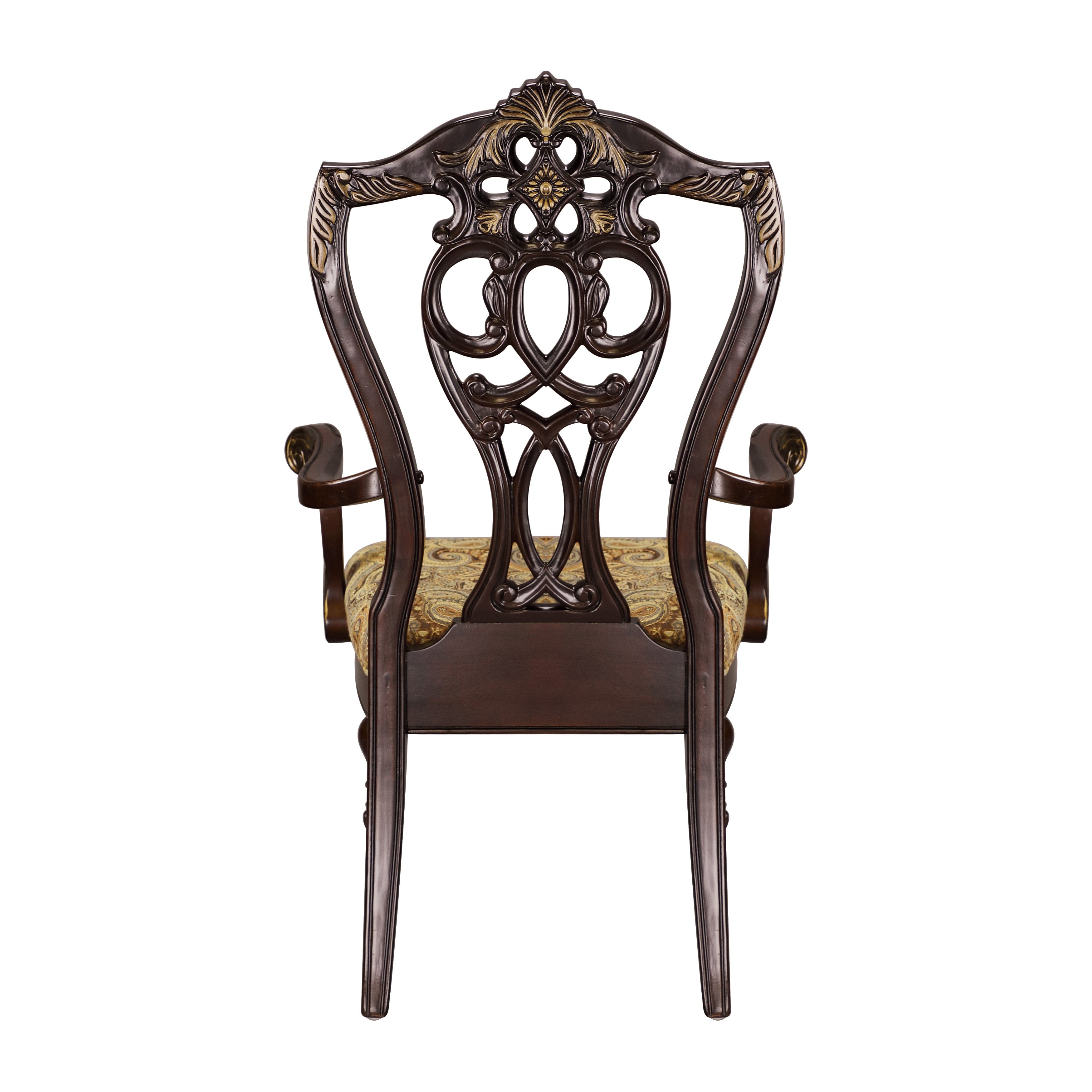 Catalonia Cherry Dining Arm Chair, Set of 2 - 1824A - Bien Home Furniture & Electronics