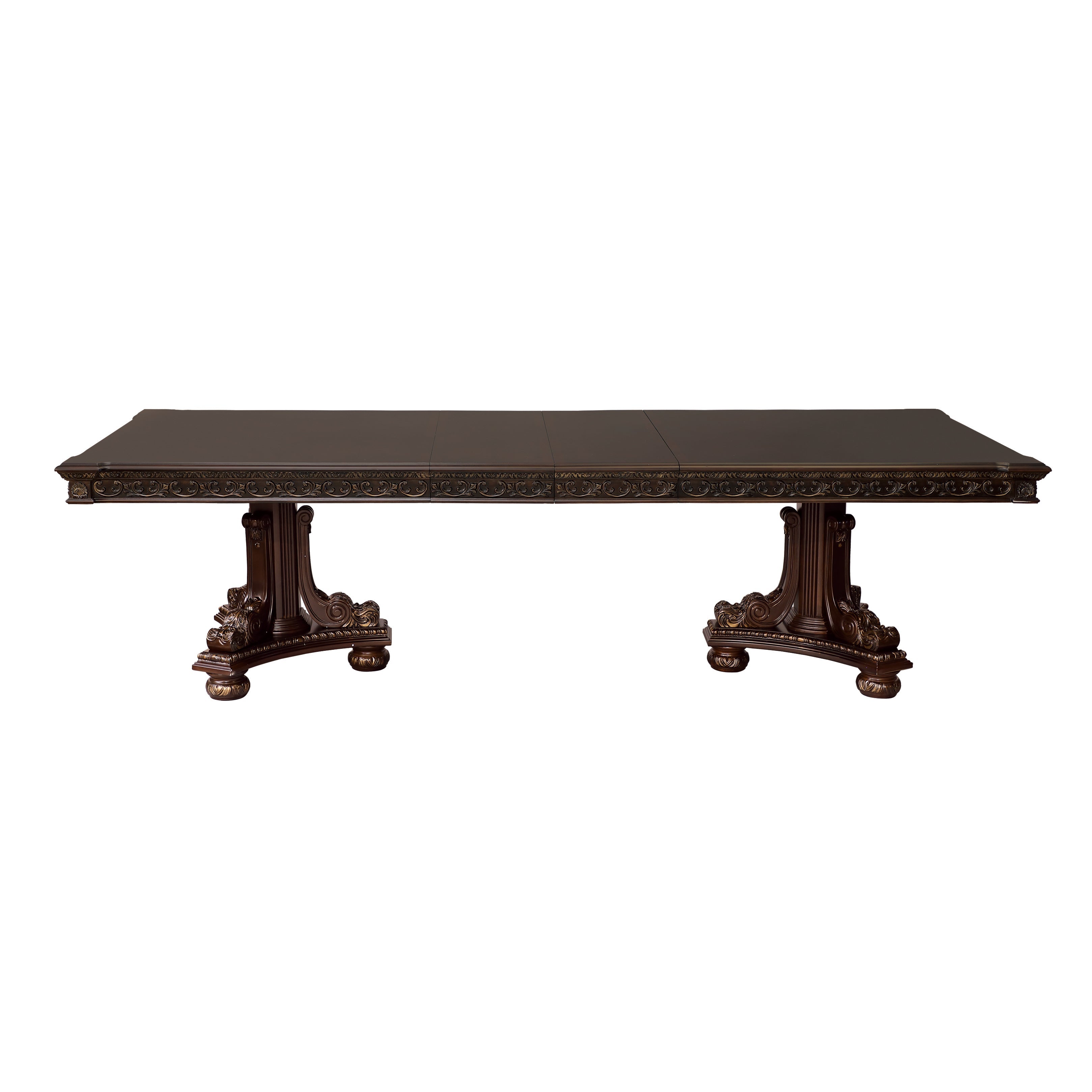 Catalonia Cherry Extendable Dining Table - SET | 1824-112 | 1824-112B - Bien Home Furniture &amp; Electronics