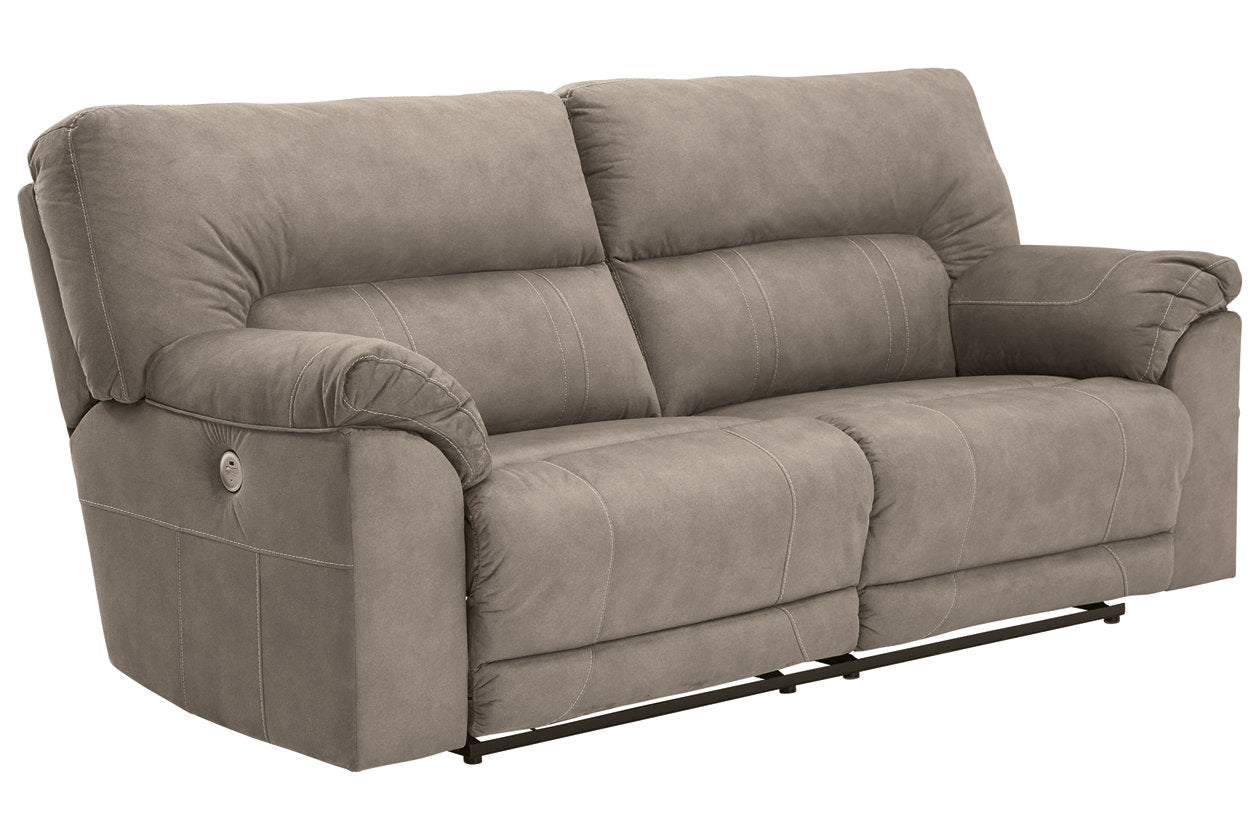 Cavalcade Slate Power Reclining Sofa - 7760147 - Bien Home Furniture & Electronics