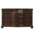 Cavalier Dark Cherry Dresser - 1757-5 - Bien Home Furniture & Electronics