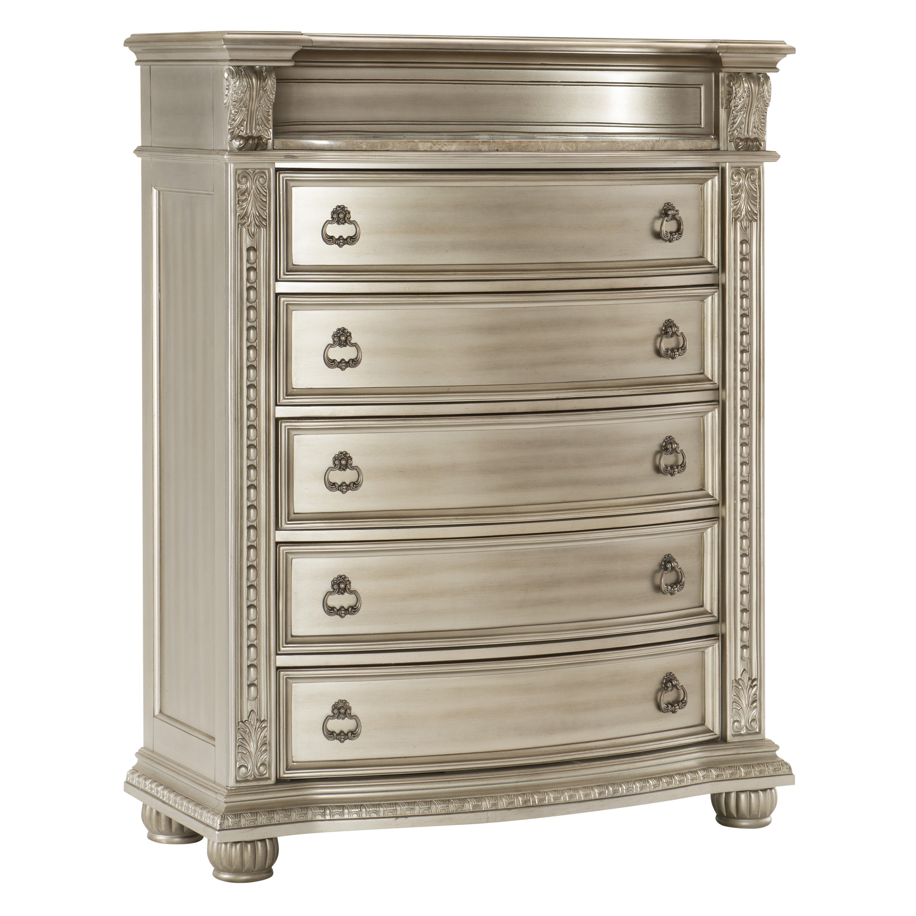 Cavalier Silver Chest - 1757SV-9 - Bien Home Furniture &amp; Electronics