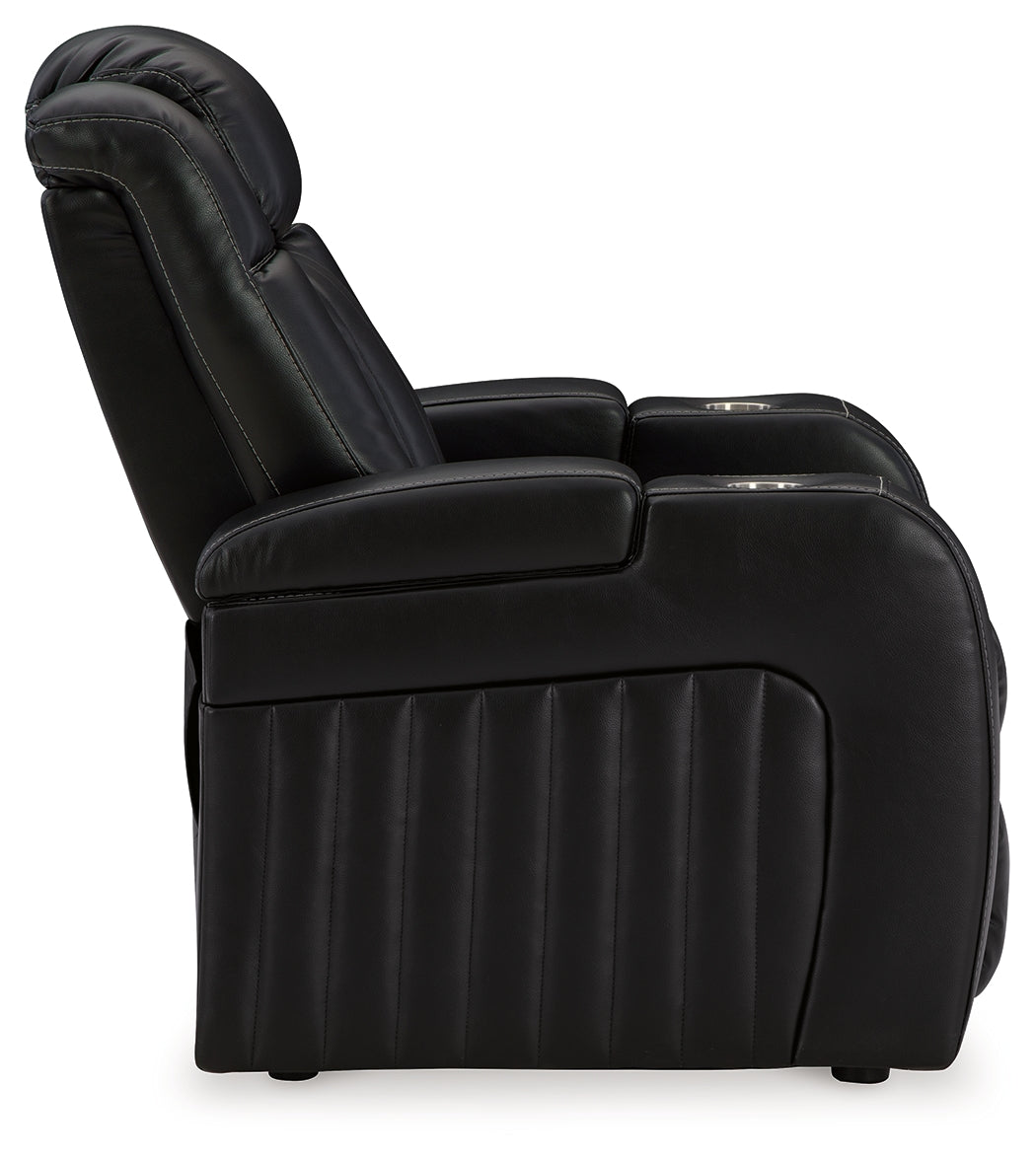 Caveman Den Midnight Power Recliner - 9070313 - Bien Home Furniture & Electronics