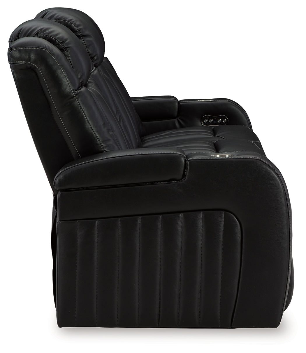 Caveman Den Midnight Power Reclining Sofa - 9070315 - Bien Home Furniture & Electronics