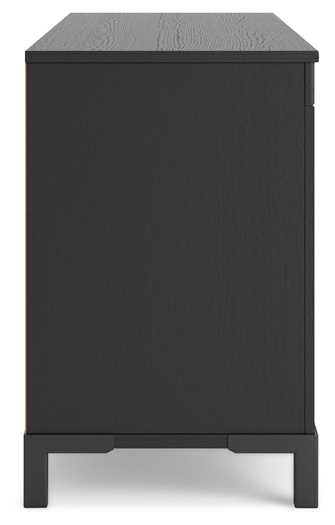 Cayberry Black 60" TV Stand with Electric Fireplace - W2721-168 - Bien Home Furniture & Electronics