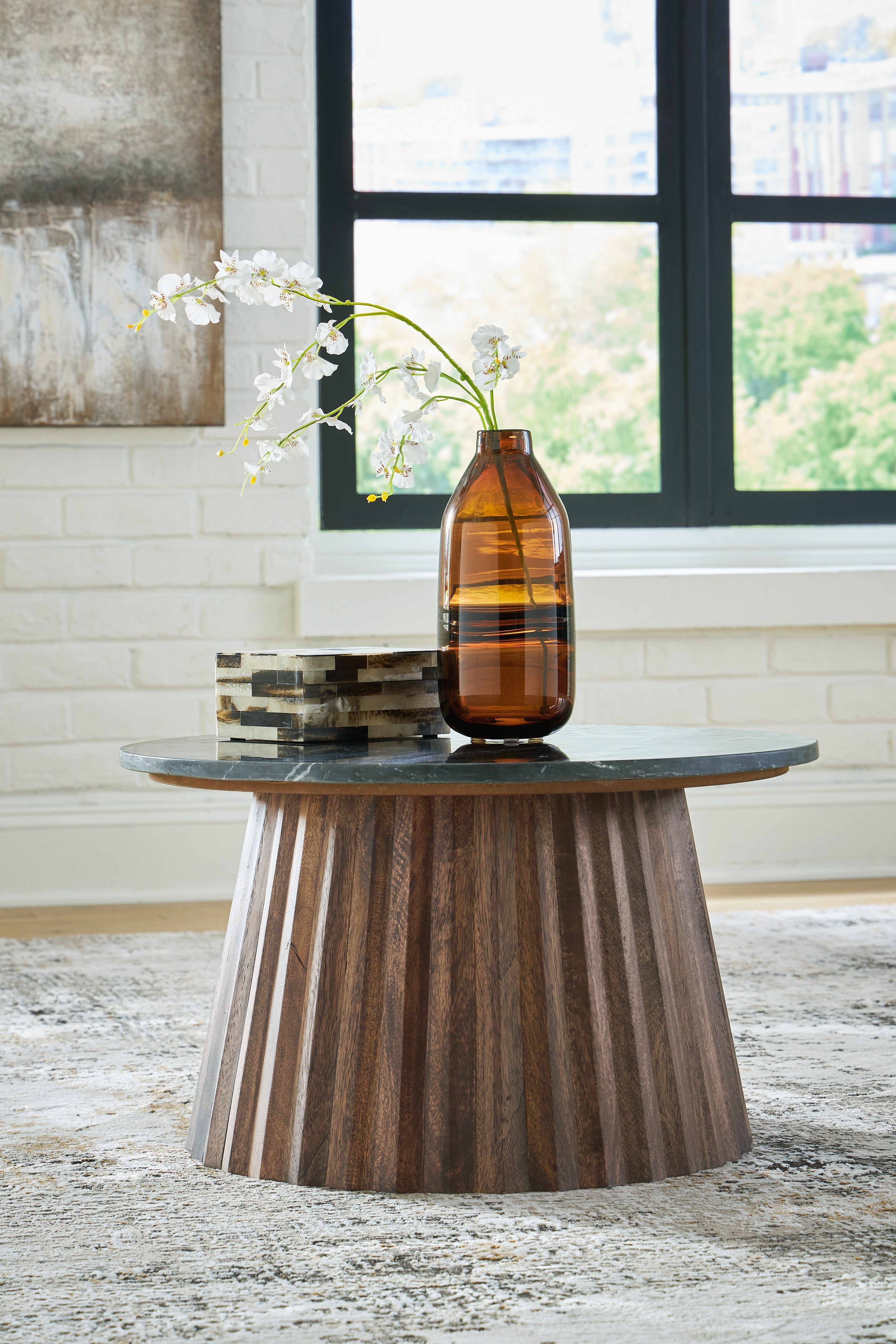 Ceilby Black/Brown Accent Coffee Table - A4000601 - Bien Home Furniture & Electronics