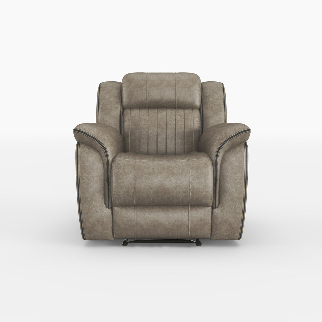 Centeroak Brownish Gray Reclining Chair - 9479BRG-1 - Bien Home Furniture &amp; Electronics
