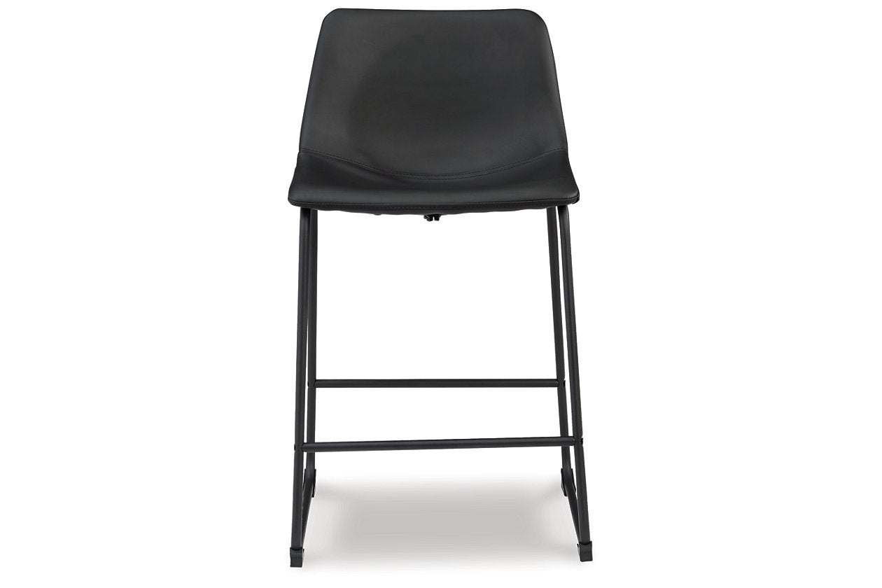 Centiar Black Counter Height Barstool, Set of 2 - D372-624 - Bien Home Furniture & Electronics