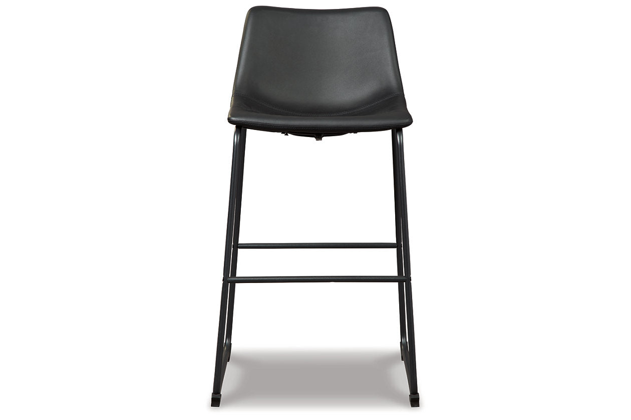 Centiar Black Pub Height Barstool, Set of 2 - D372-630 - Bien Home Furniture & Electronics