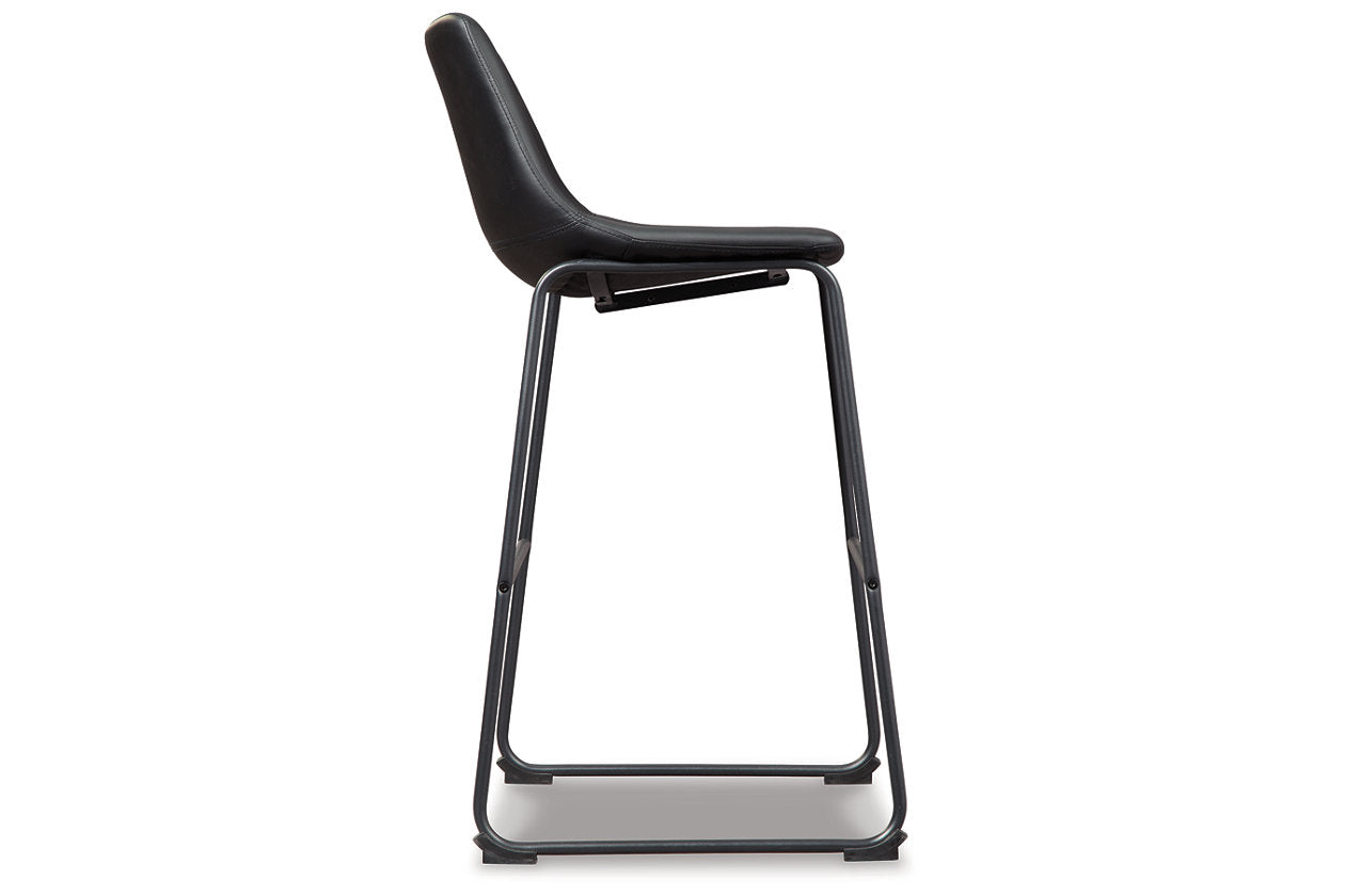 Centiar Black Pub Height Barstool, Set of 2 - D372-630 - Bien Home Furniture & Electronics