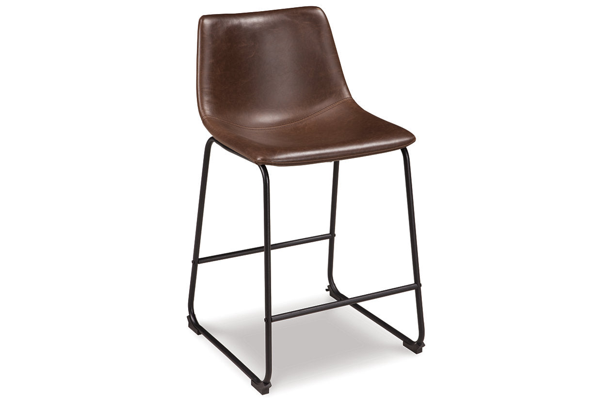 Centiar Brown Counter Height Barstool, Set of 2 - D372-124 - Bien Home Furniture & Electronics