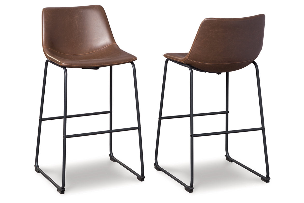 Centiar Brown Pub Height Barstool, Set of 2 - D372-130 - Bien Home Furniture & Electronics