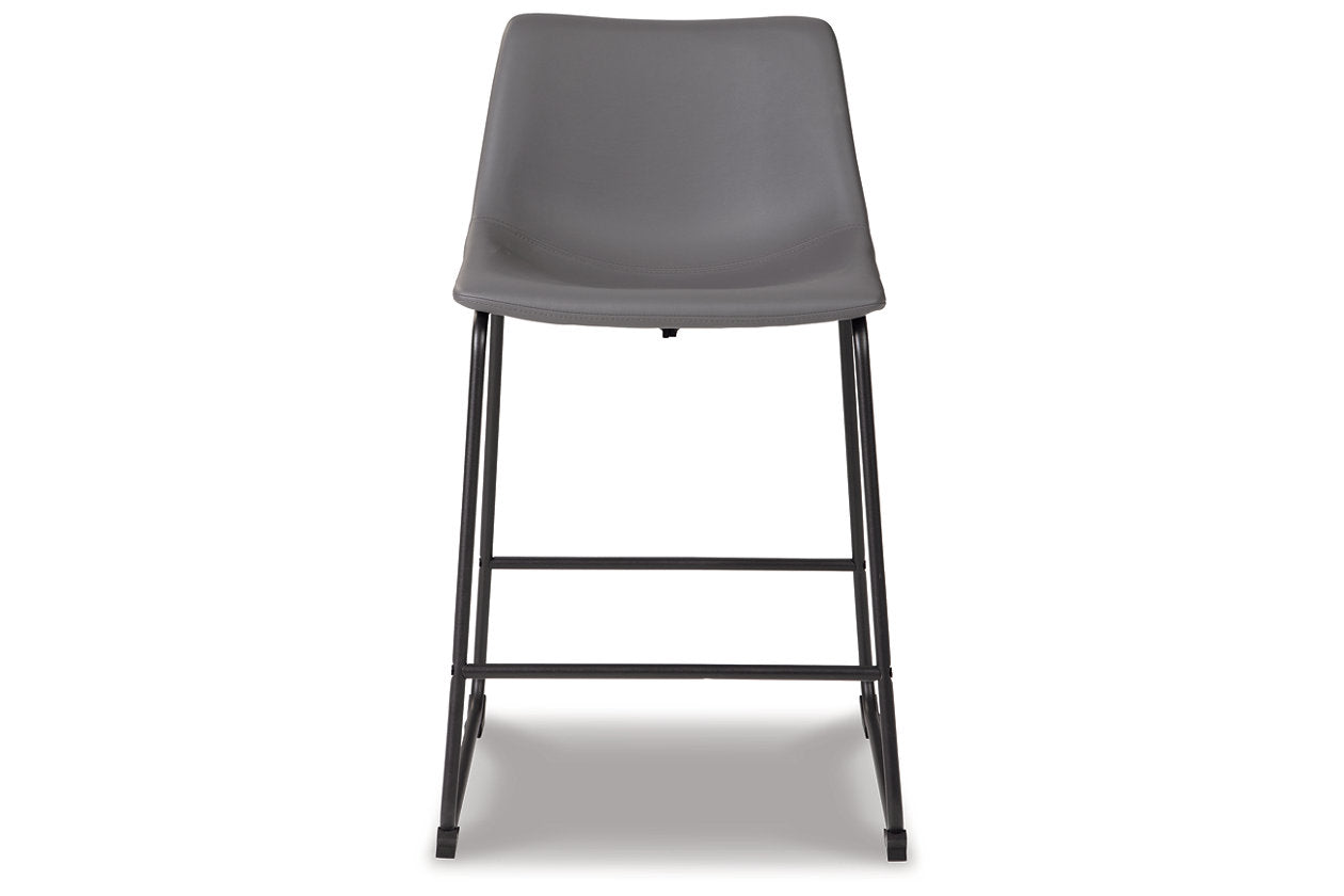 Centiar Gray Counter Height Barstool, Set of 2 - D372-824 - Bien Home Furniture & Electronics