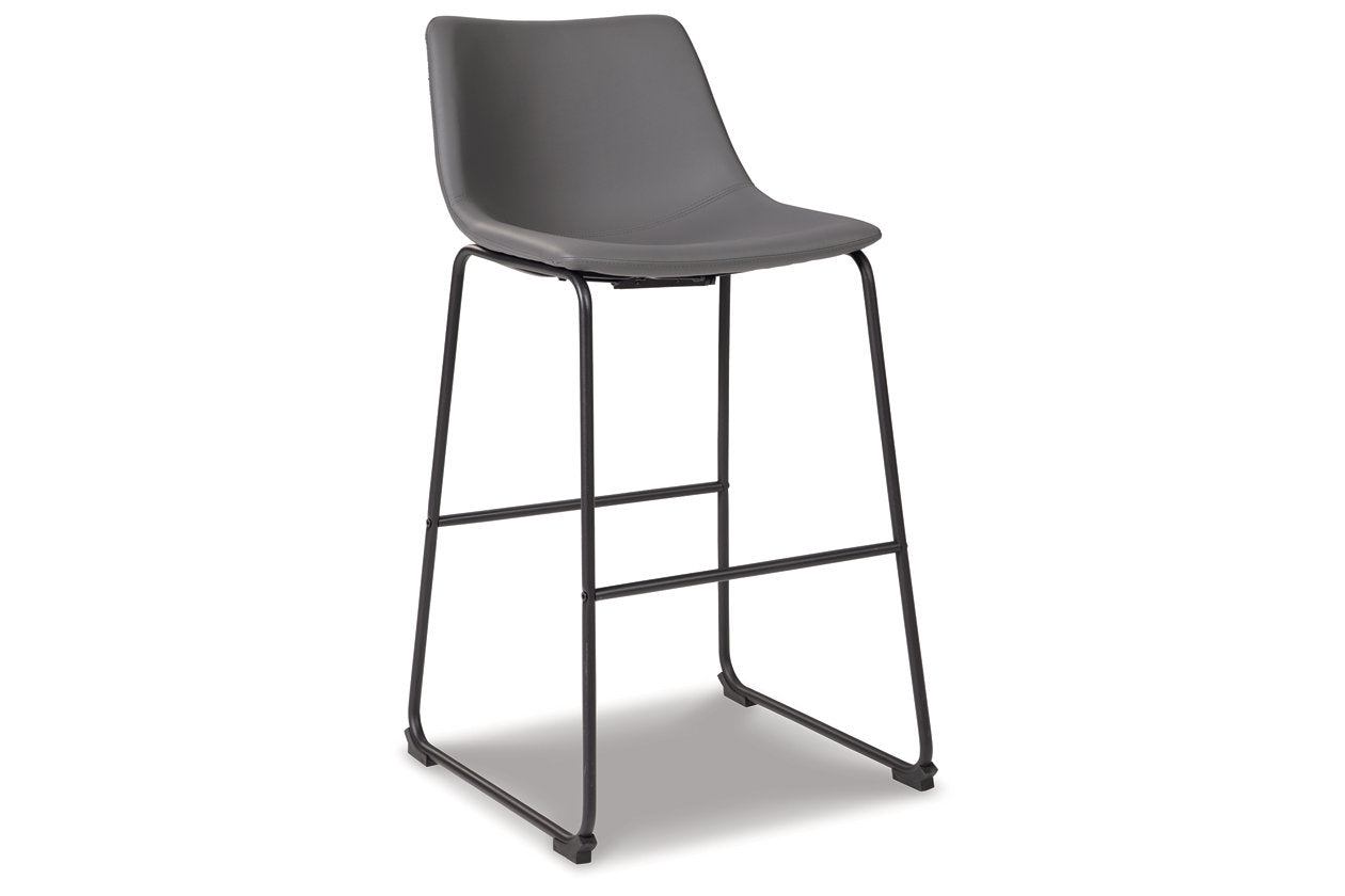 Centiar Gray Pub Height Barstool, Set of 2 - D372-830 - Bien Home Furniture & Electronics