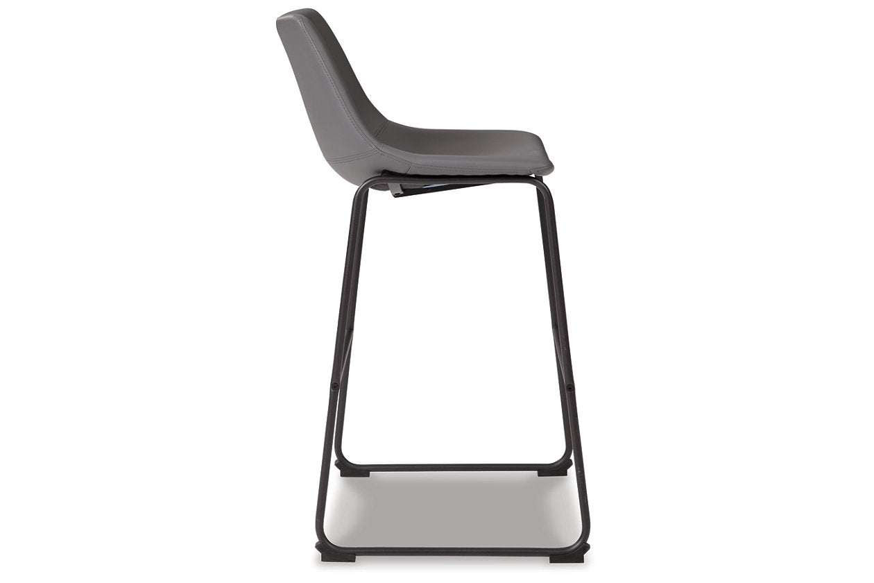 Centiar Gray Pub Height Barstool, Set of 2 - D372-830 - Bien Home Furniture & Electronics