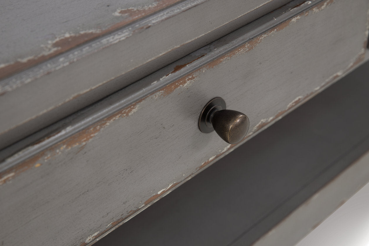 Charina Antique Gray Coffee Table - T784-1 - Bien Home Furniture & Electronics