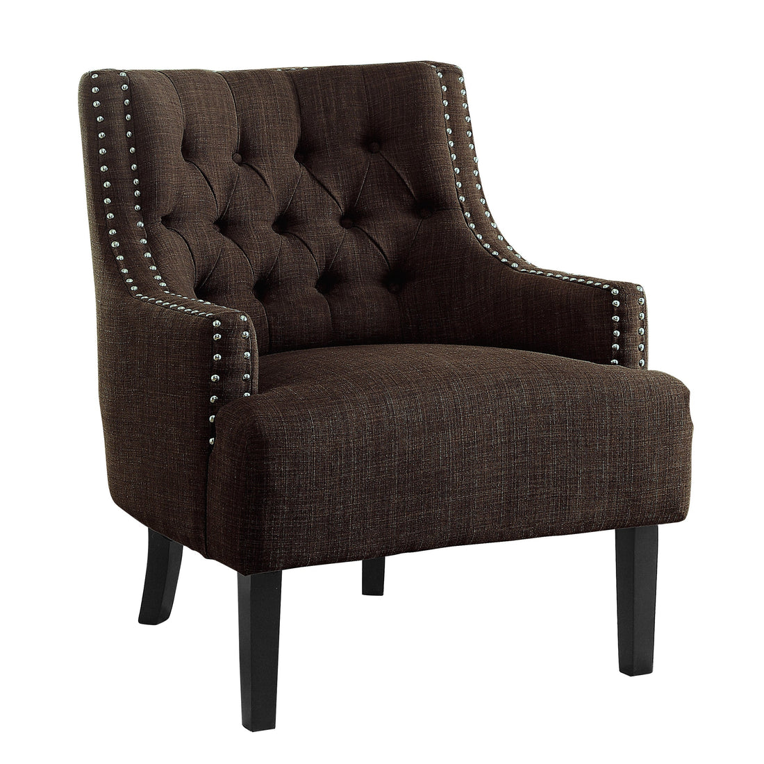 Charisma Chocolate Accent Chair - 1194CH - Bien Home Furniture &amp; Electronics