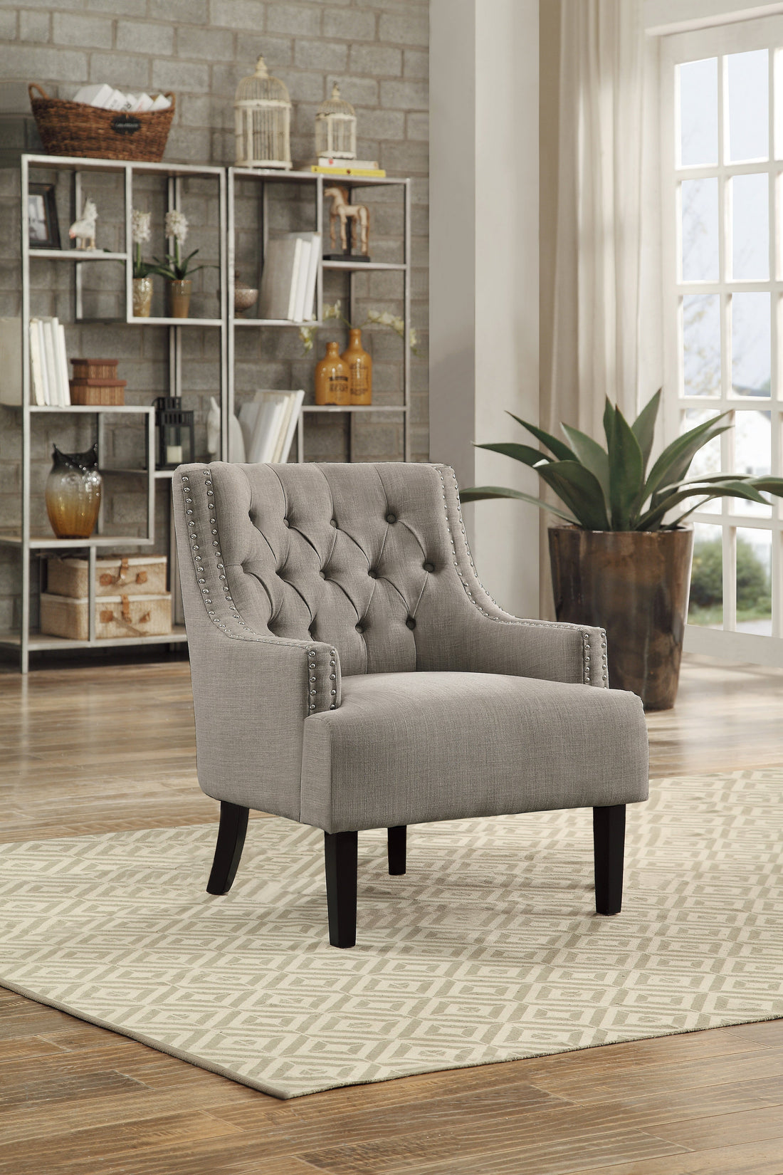 Charisma Taupe Accent Chair - 1194TP - Bien Home Furniture &amp; Electronics