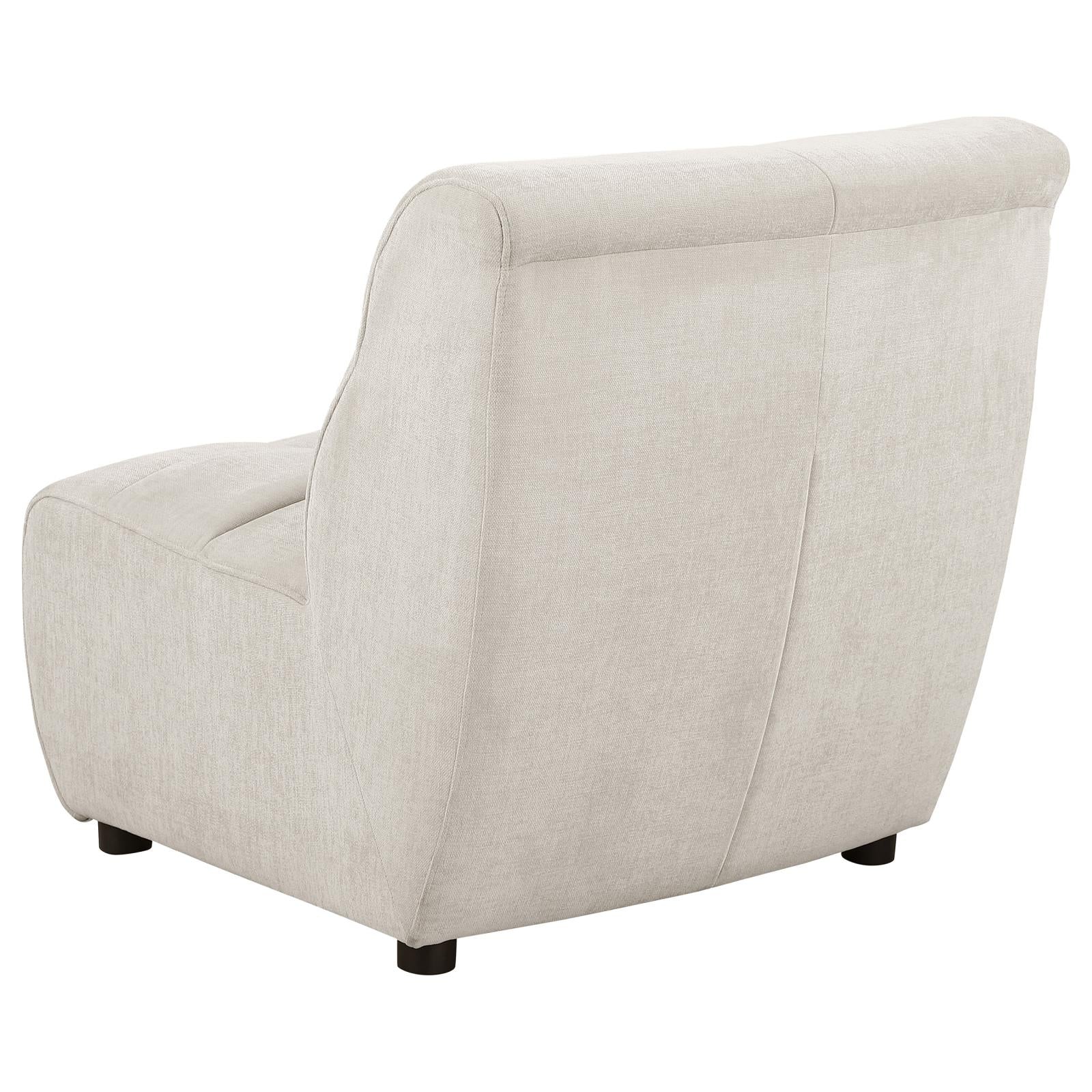 Charlotte 5-piece Upholstered Curved Modular Sectional Sofa Ivory - 551300-S5 - Bien Home Furniture & Electronics
