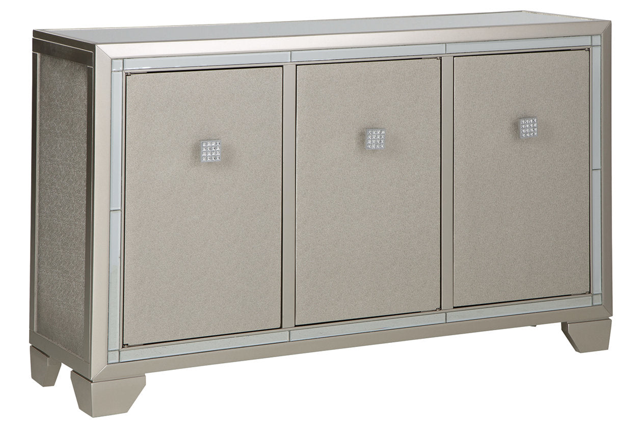 Chaseton Champagne Accent Cabinet - A4000335 - Bien Home Furniture & Electronics