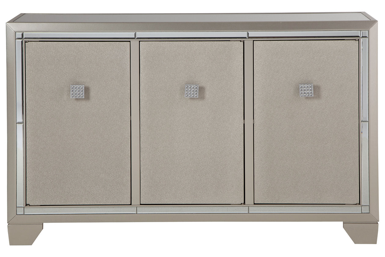 Chaseton Champagne Accent Cabinet - A4000335 - Bien Home Furniture & Electronics