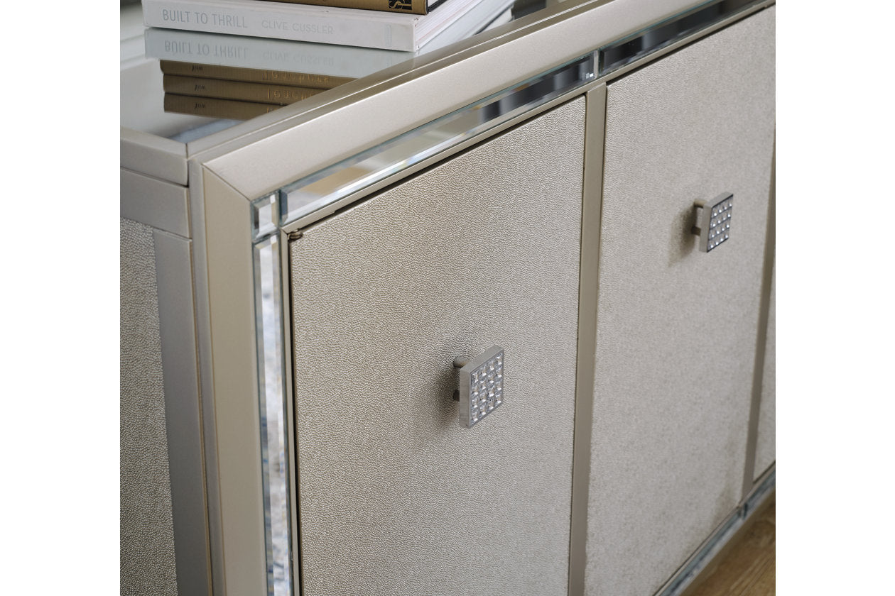 Chaseton Champagne Accent Cabinet - A4000335 - Bien Home Furniture & Electronics