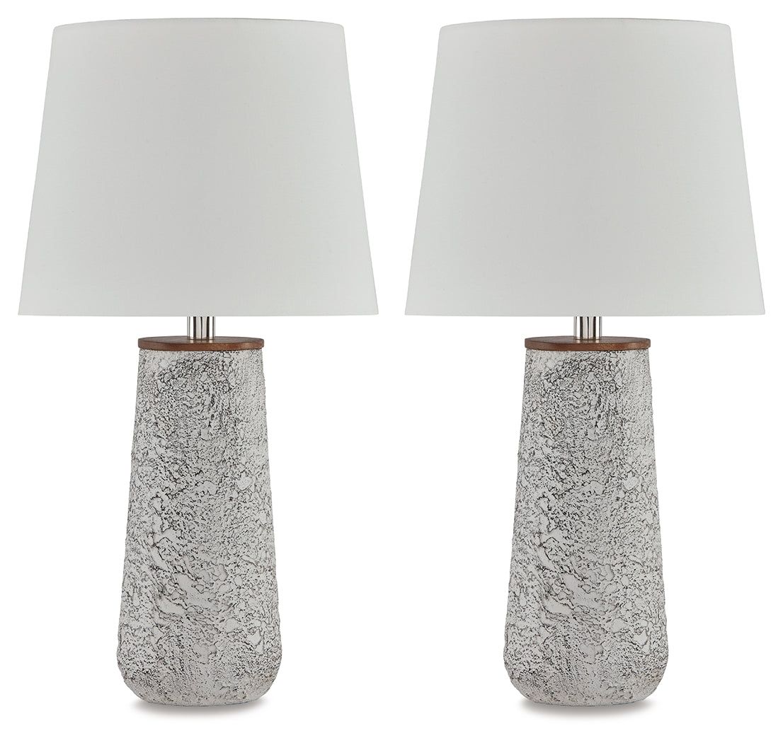 Chaston Antique White Table Lamp, Set of 2 - L204464 - Bien Home Furniture & Electronics