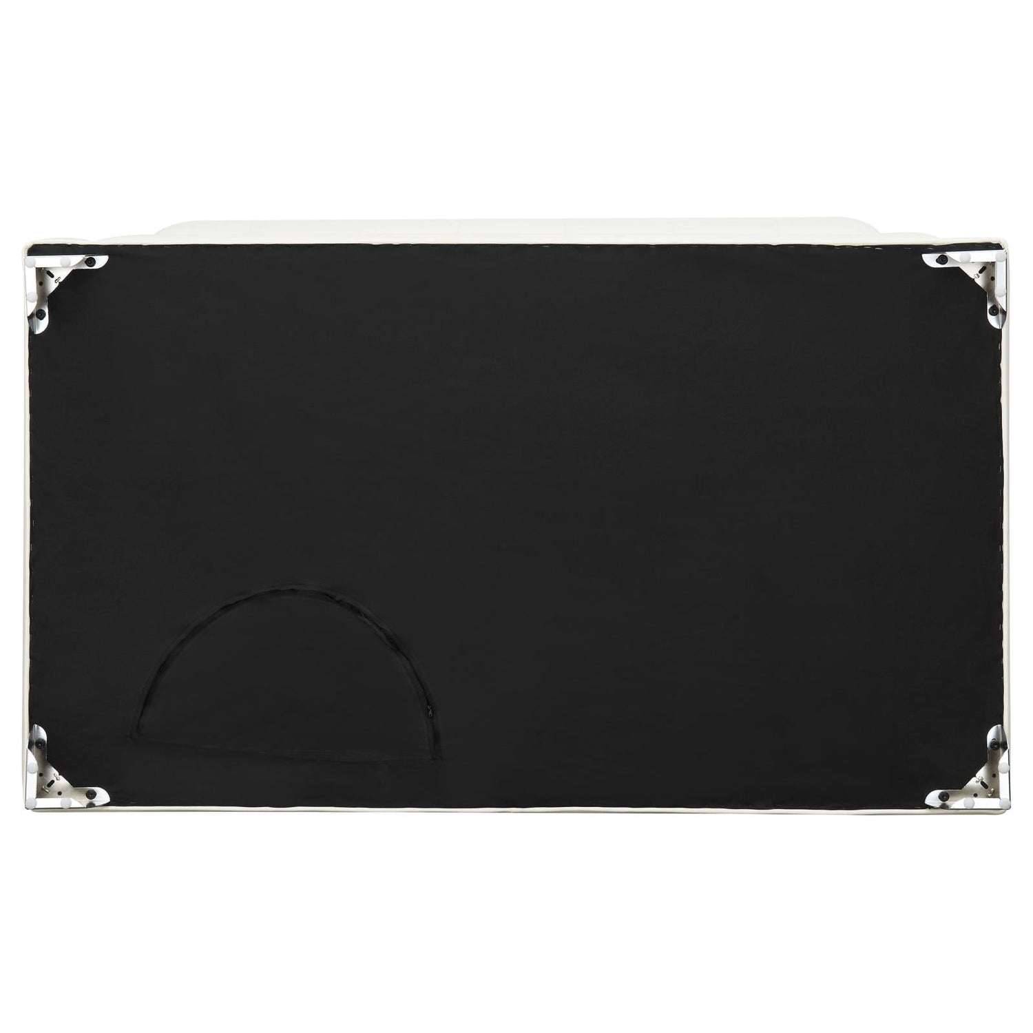 Chaviano Tufted Upholstered Loveseat Pearl White - 505392 - Bien Home Furniture & Electronics