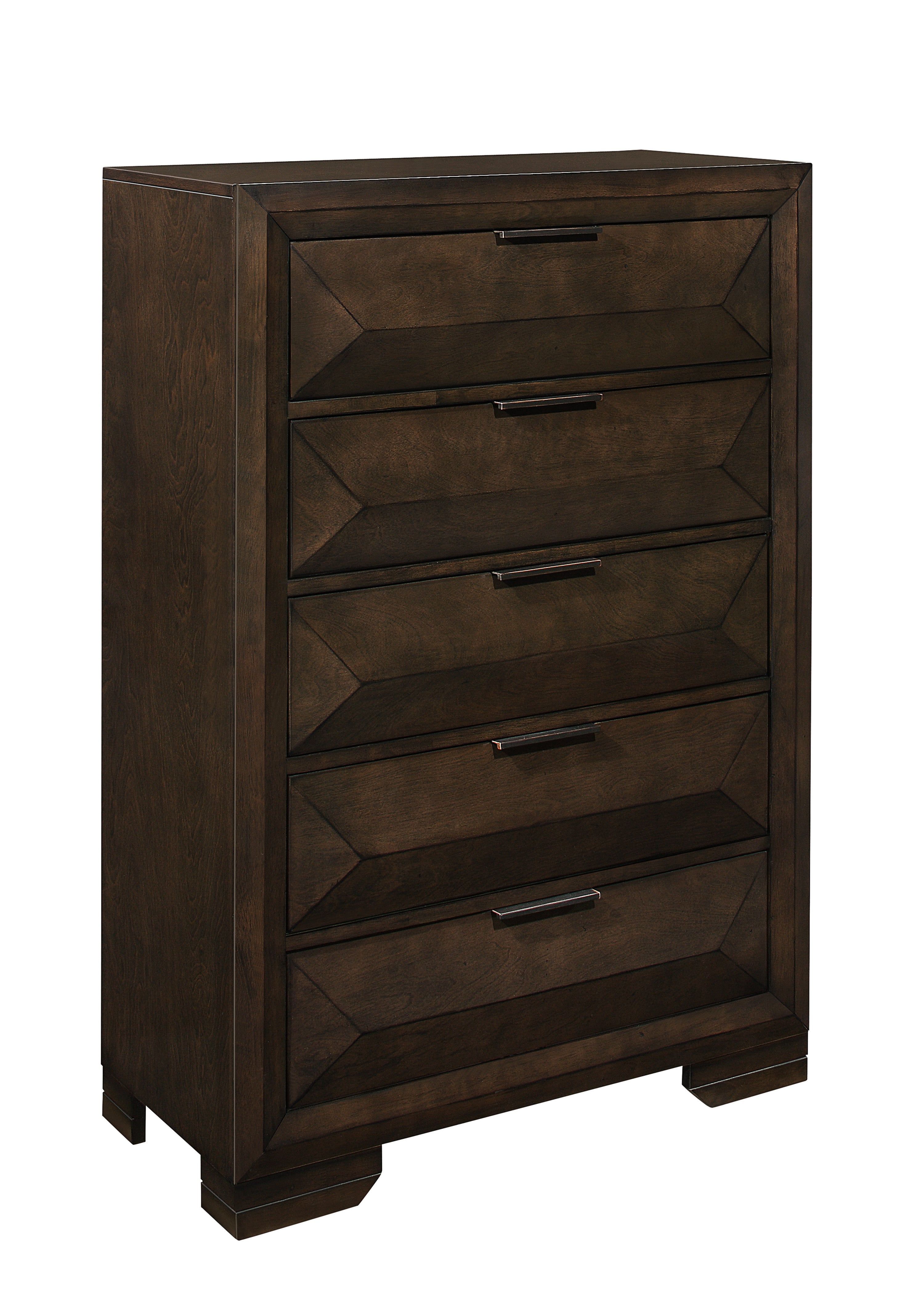 Chesky Bookcase Storage Platform Bedroom Set - SET | 1753K-1 | 1753K-DW | 1753-3 | 1753-4 | 1753-5 | 1753-6 - Bien Home Furniture & Electronics