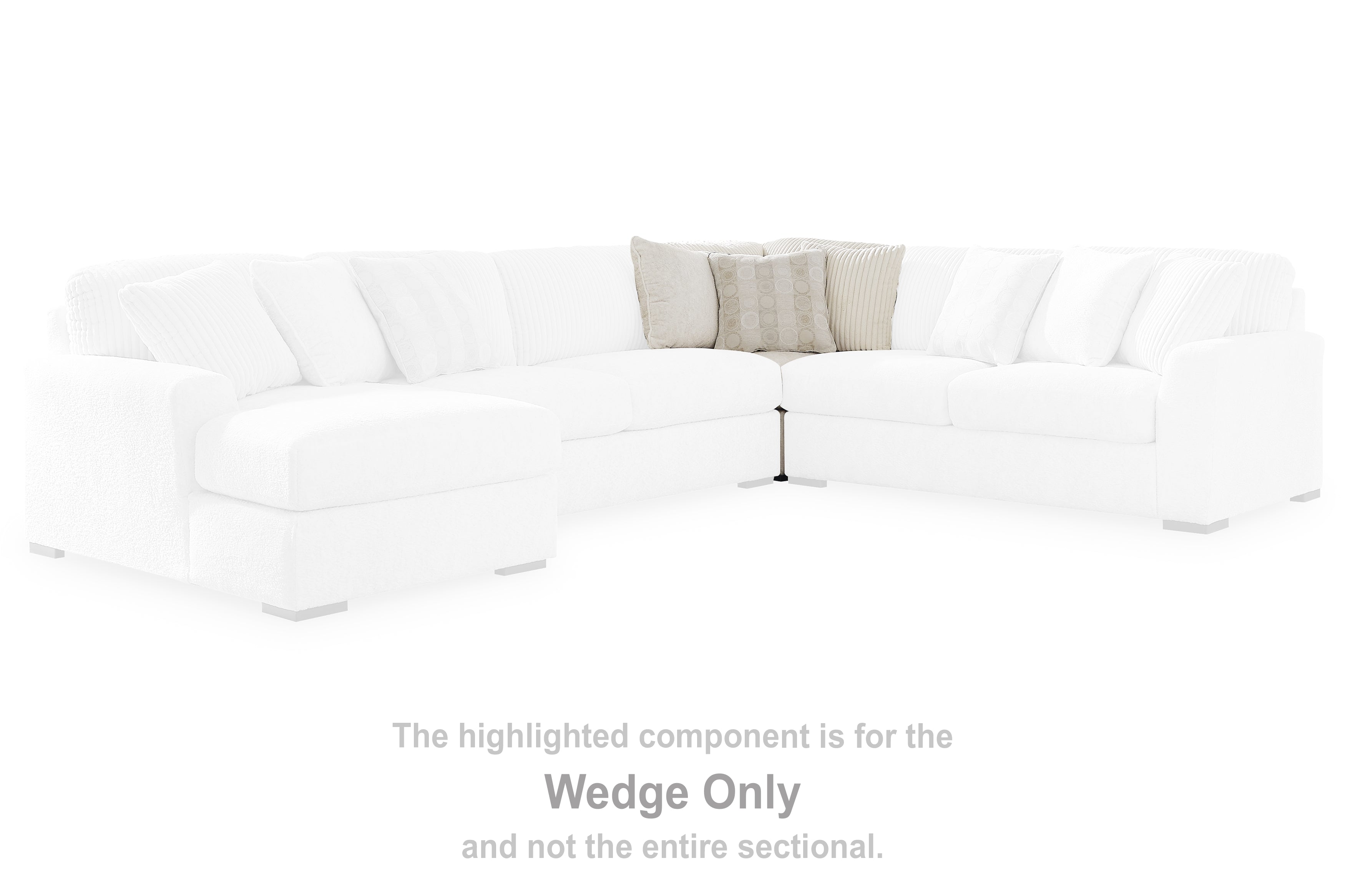 Chessington Ivory Wedge - 6190477 - Bien Home Furniture & Electronics
