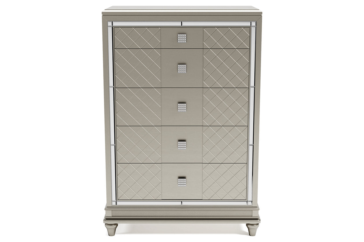 Chevanna Platinum Chest of Drawers - B744-46 - Bien Home Furniture & Electronics
